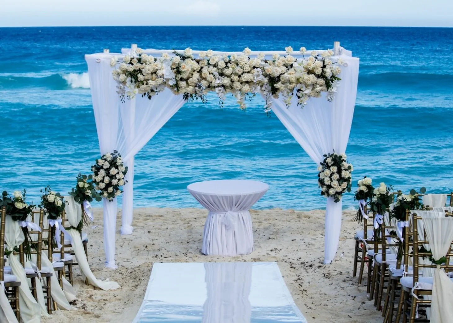 beach wedding venue at Fiesta Americana Condesa Cancun