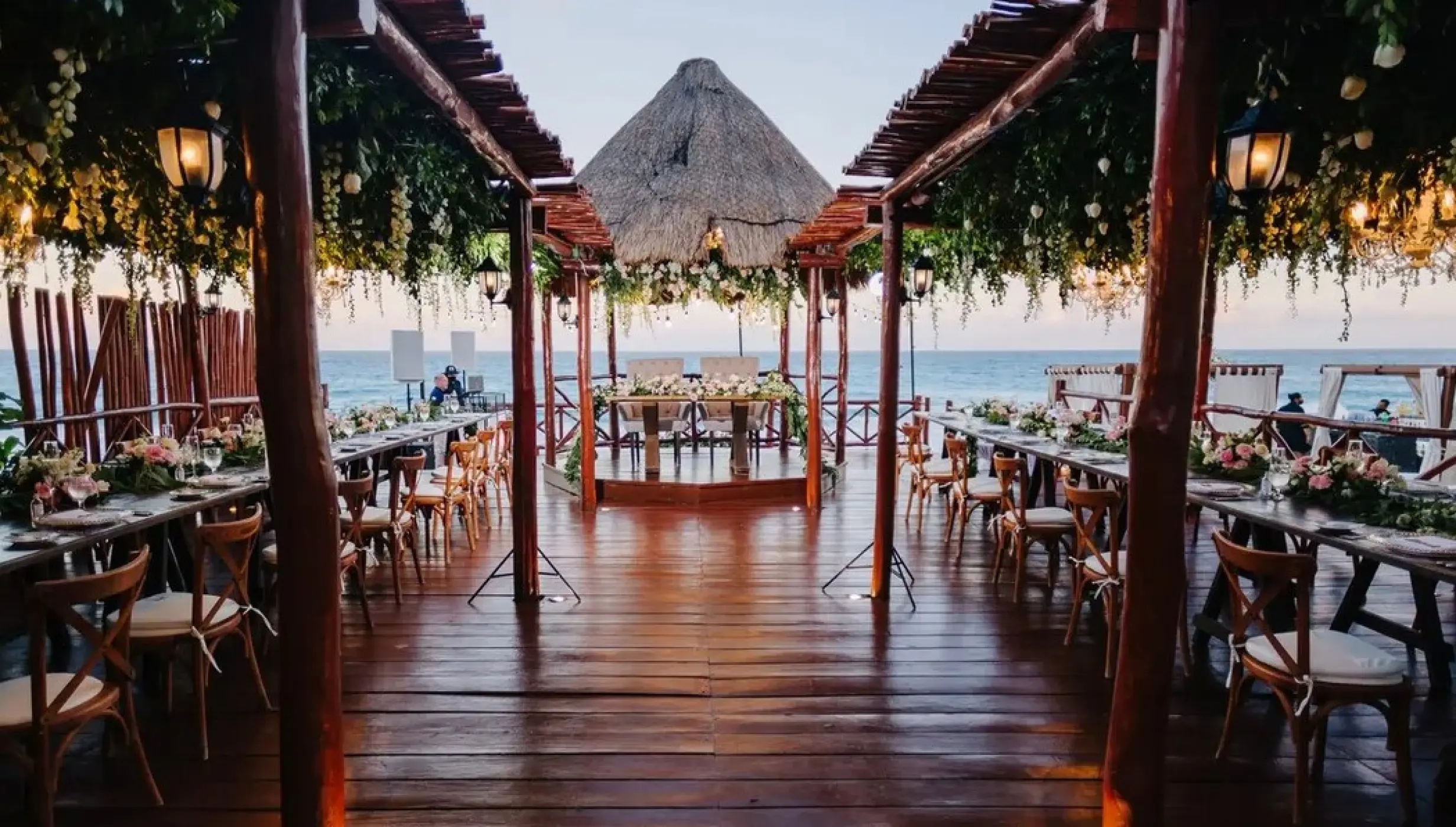 gazebo deck venue at Fiesta Americana Condesa Cancun