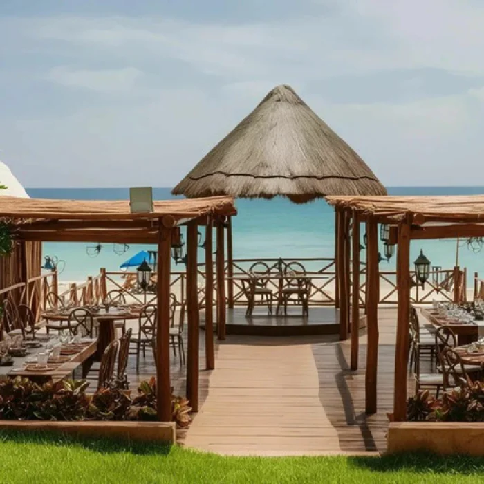 gazebo deck venue at Fiesta Americana Condesa Cancun