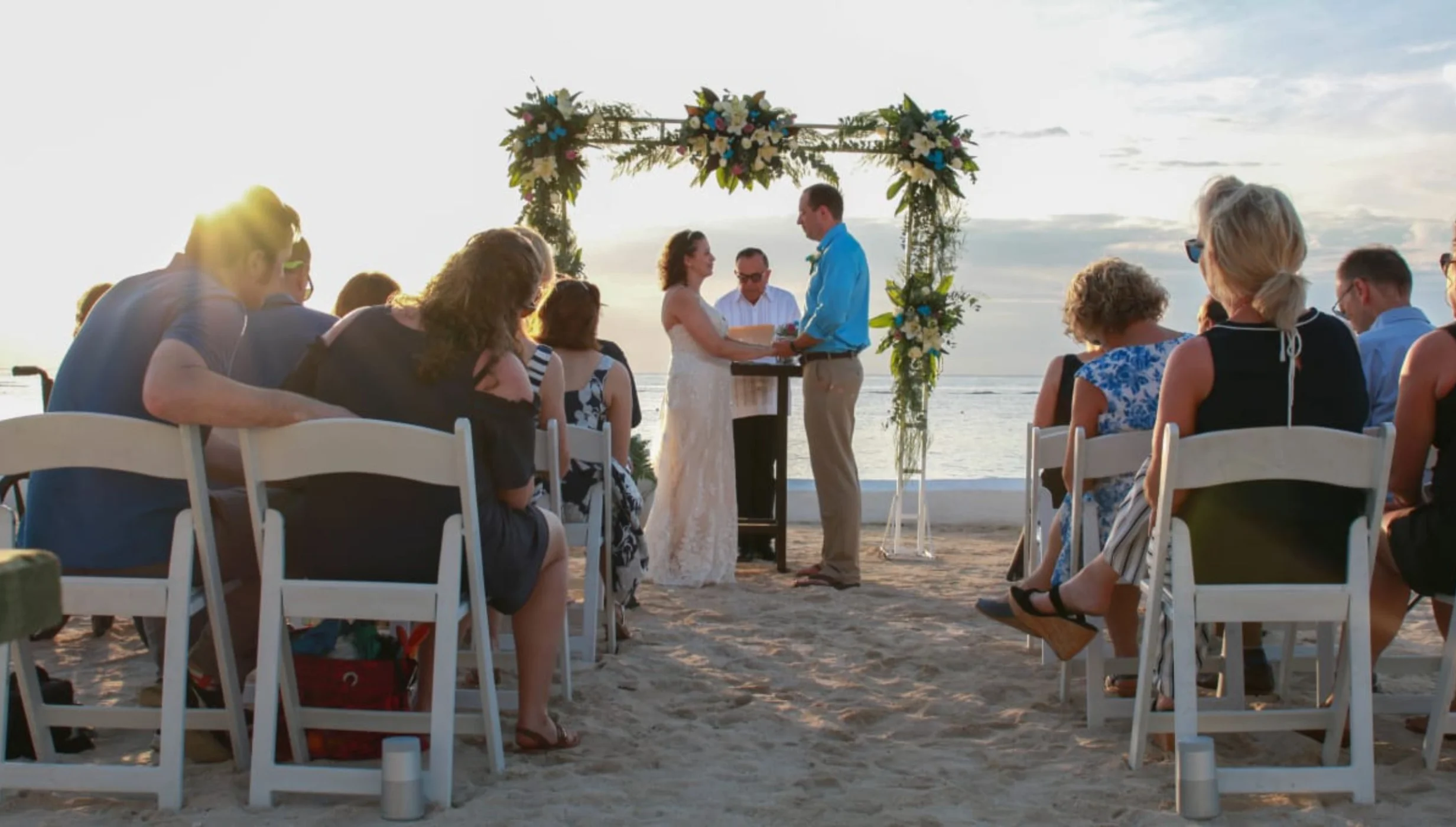 beach ceremony at Fiesta Americana Cozumel