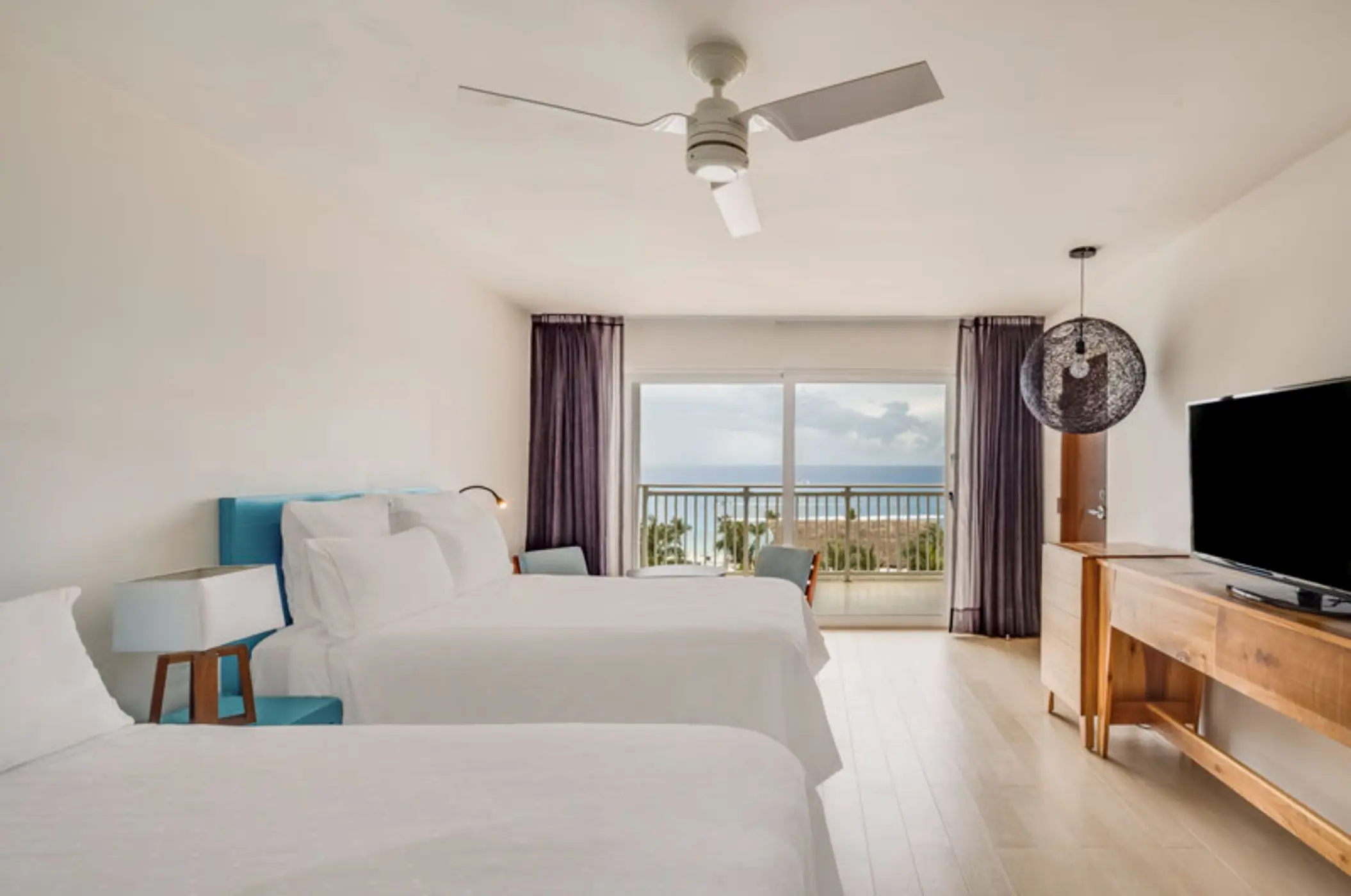 Deluxe ocean view double room at Fiesta Americana Cozumel, Cozumel