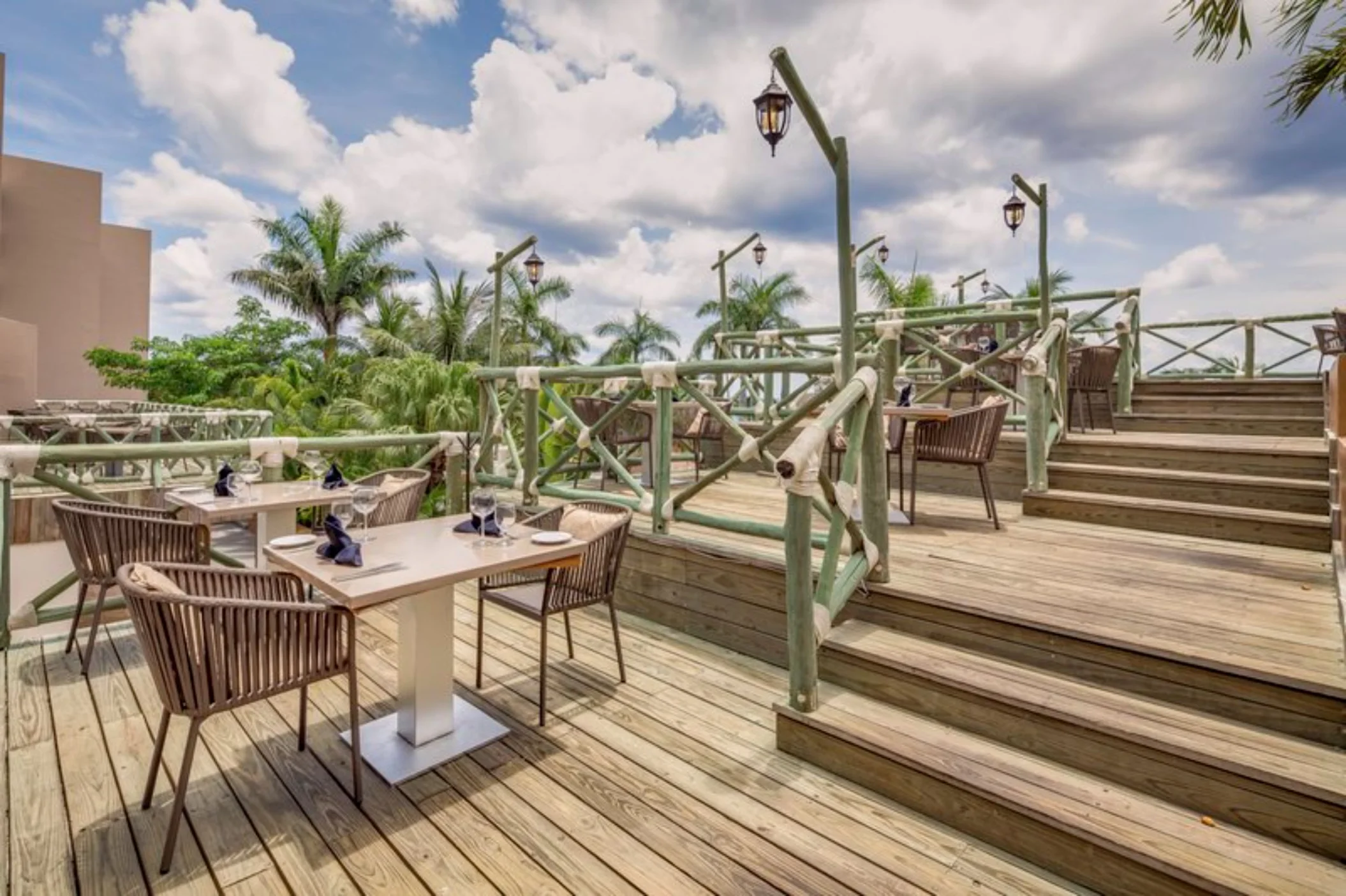 rosato restaurant terrace dining at Fiesta Americana Cozumel