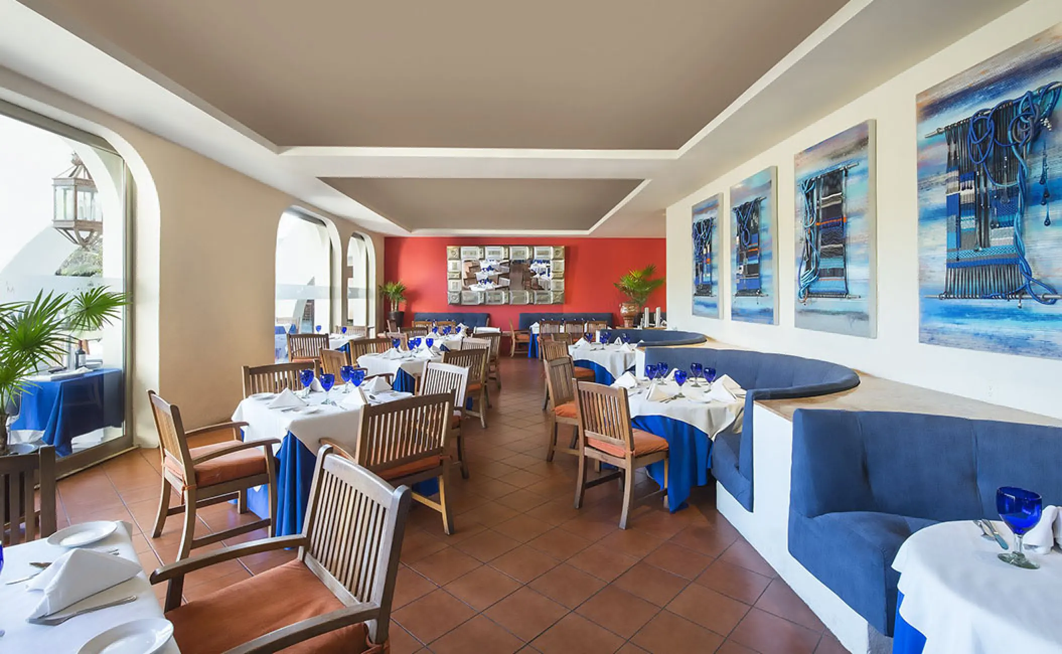 El Mexicano restaurant dining room at Fiesta Americana Puerto Vallarta