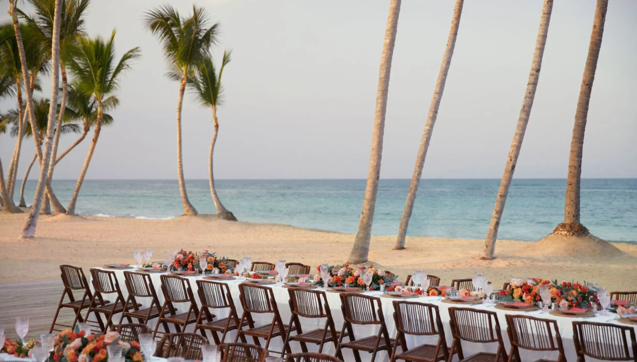 beachfront deck at finest punta cana