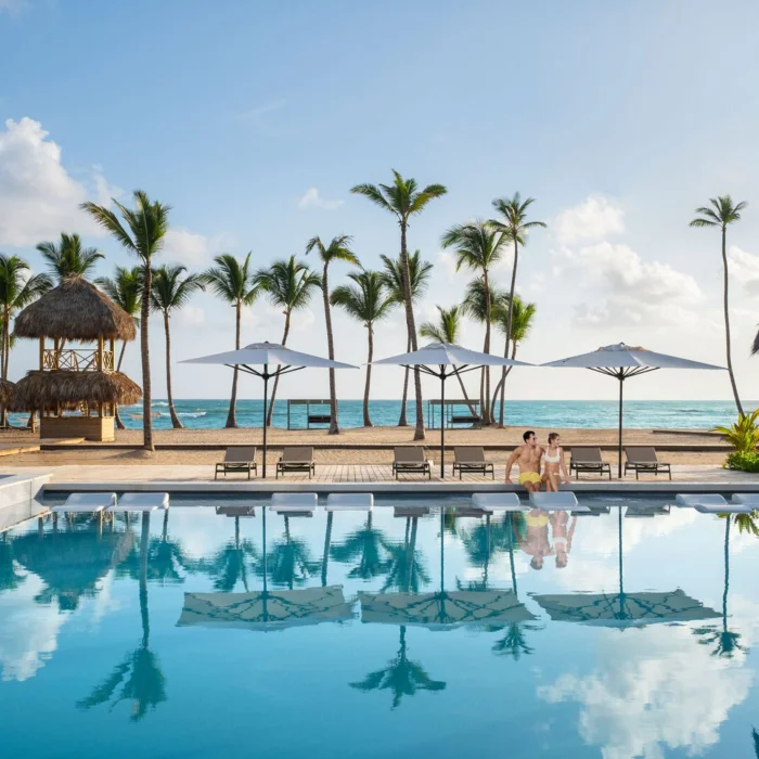 couple at the pool at Finest Punta Cana