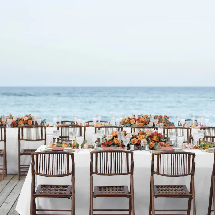 reception setup at Finest Punta Cana