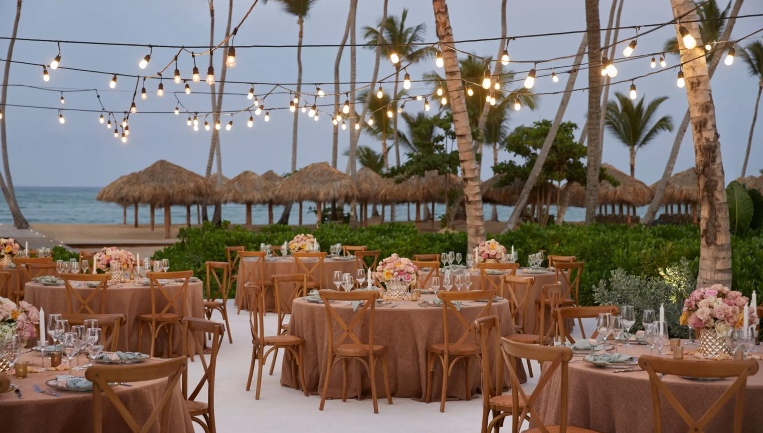 the terrace venue at finest punta cana