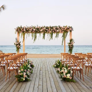 tropical gazebo venue at finest punta cana