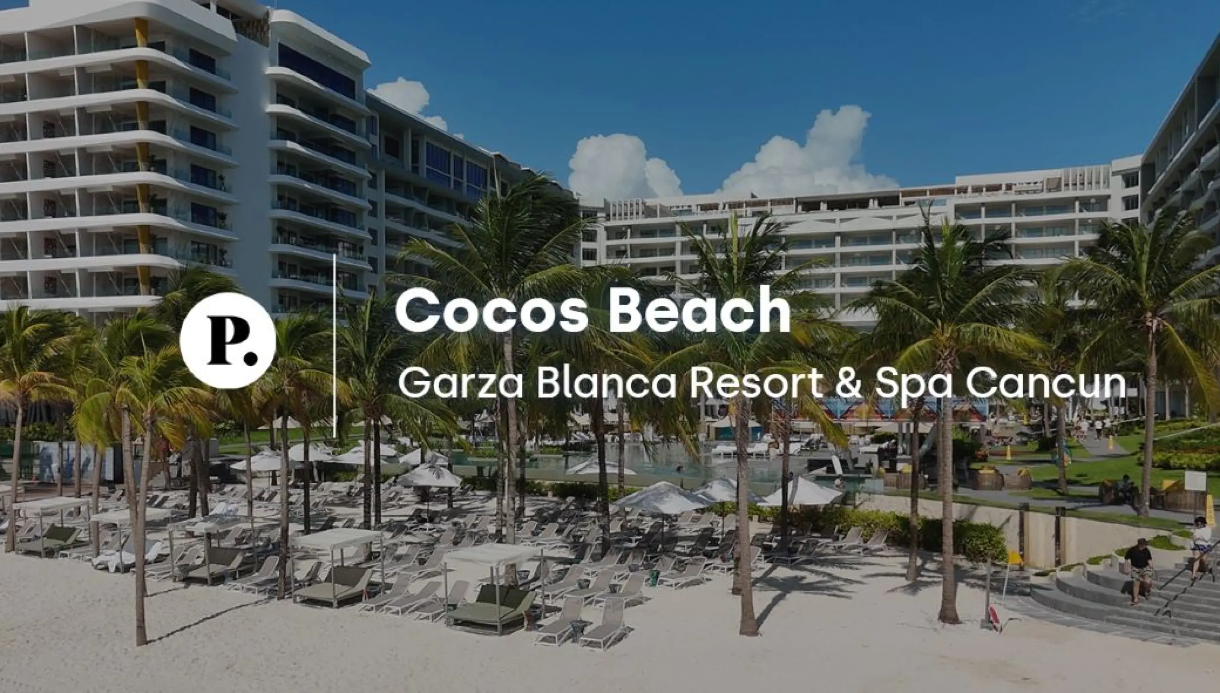 video review of Cocos Beach venue at Garza Blanca Cancun