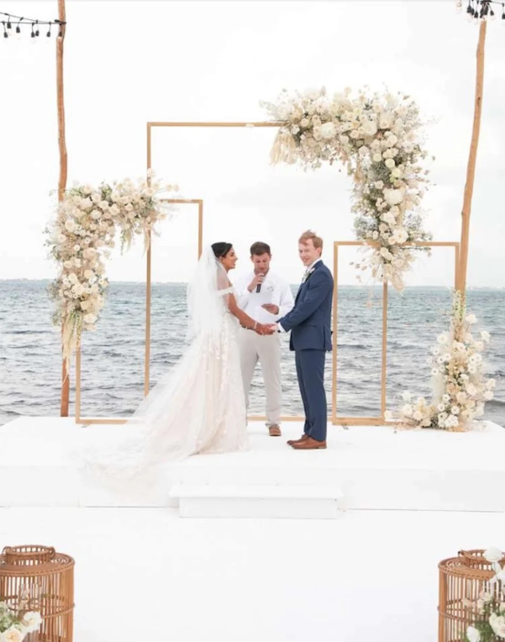 Cocos Beach wedding venue at Garza Blanca and Hotel Mousai Cancun
