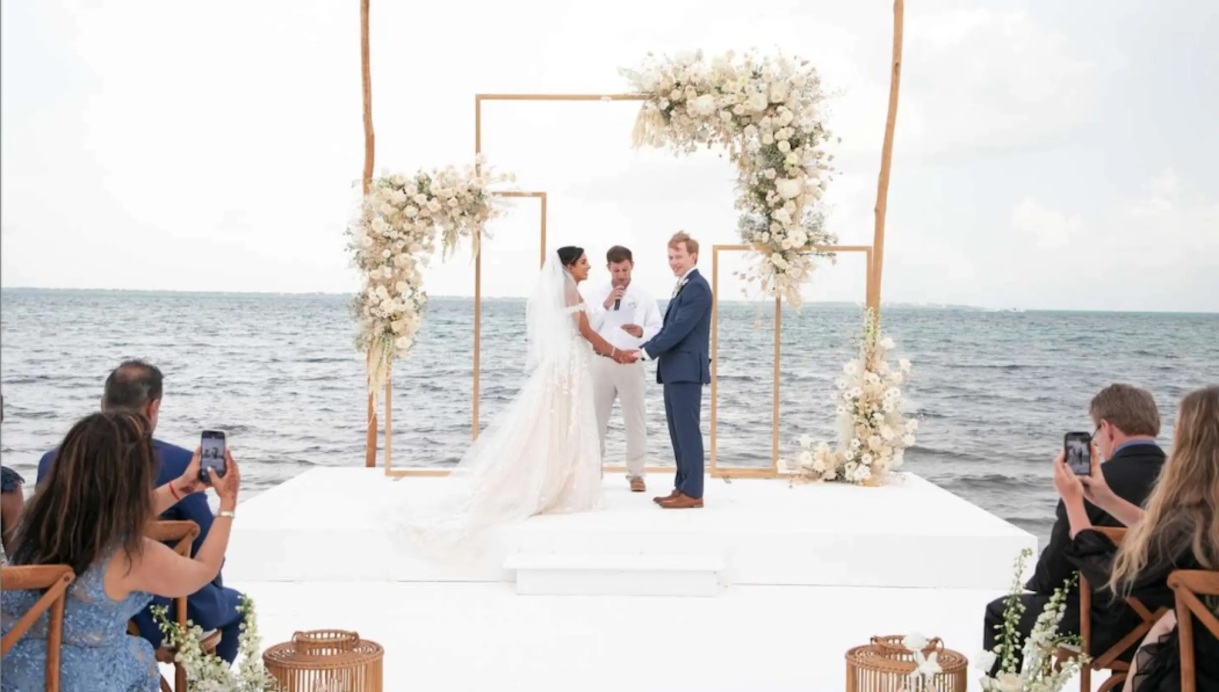 Cocos Beach wedding venue at Garza Blanca and Hotel Mousai Cancun