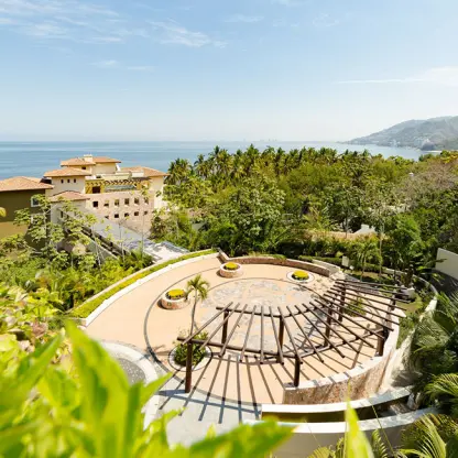 La Plazoleta wedding venue with ocean views at Garza Blanca Preserve, Puerto Vallarta