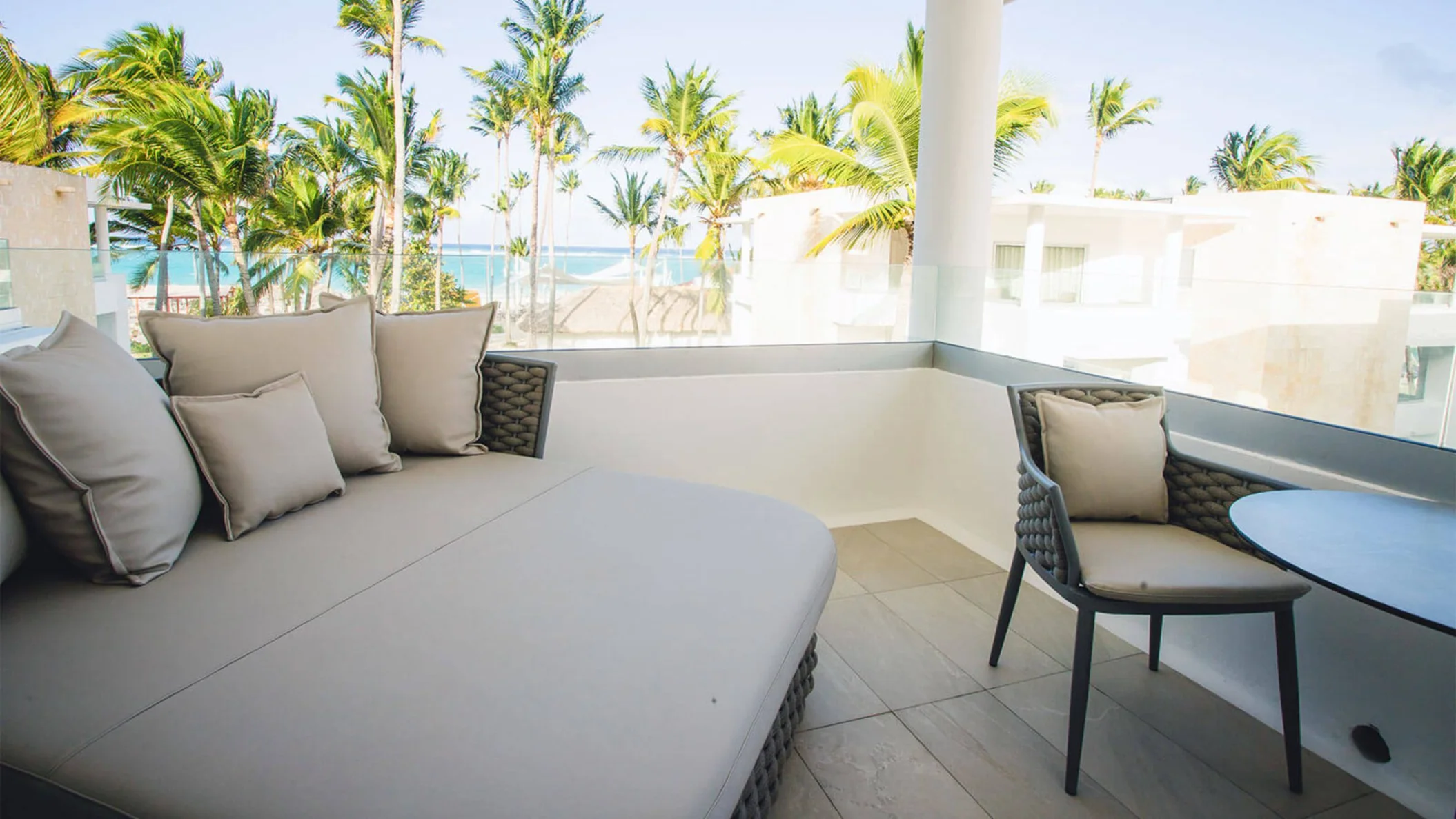 balcony of suite at Grand Bavaro Princess