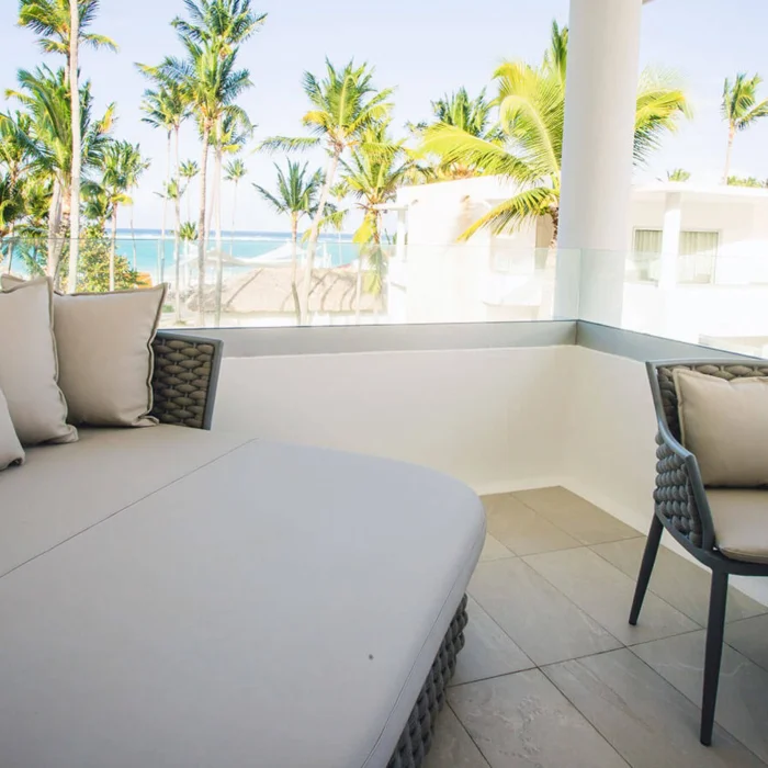 balcony of suite at Grand Bavaro Princess