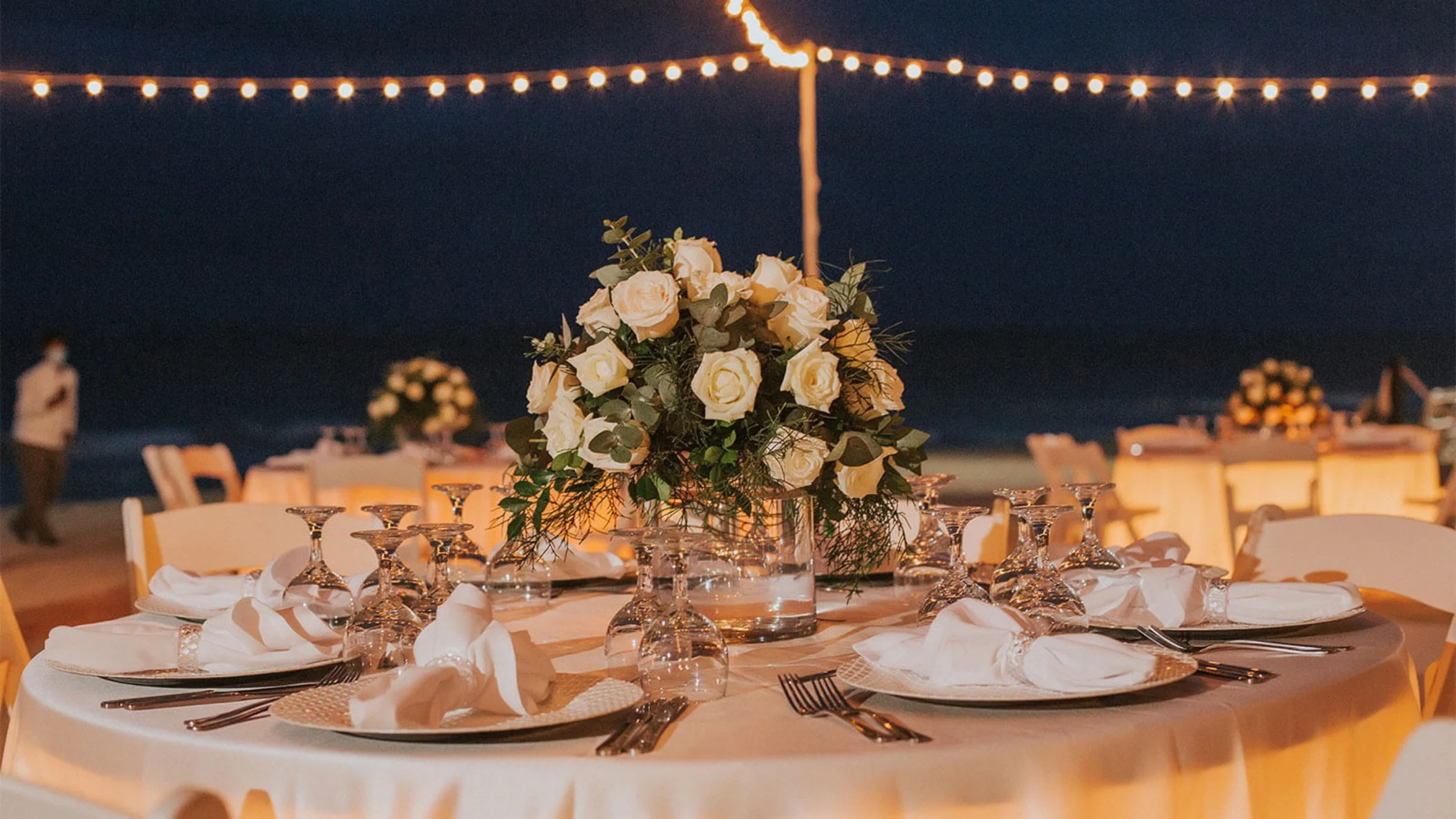 beach reception setup at Grand Bavaro Princess