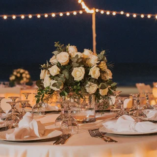 beach reception setup at Grand Bavaro Princess