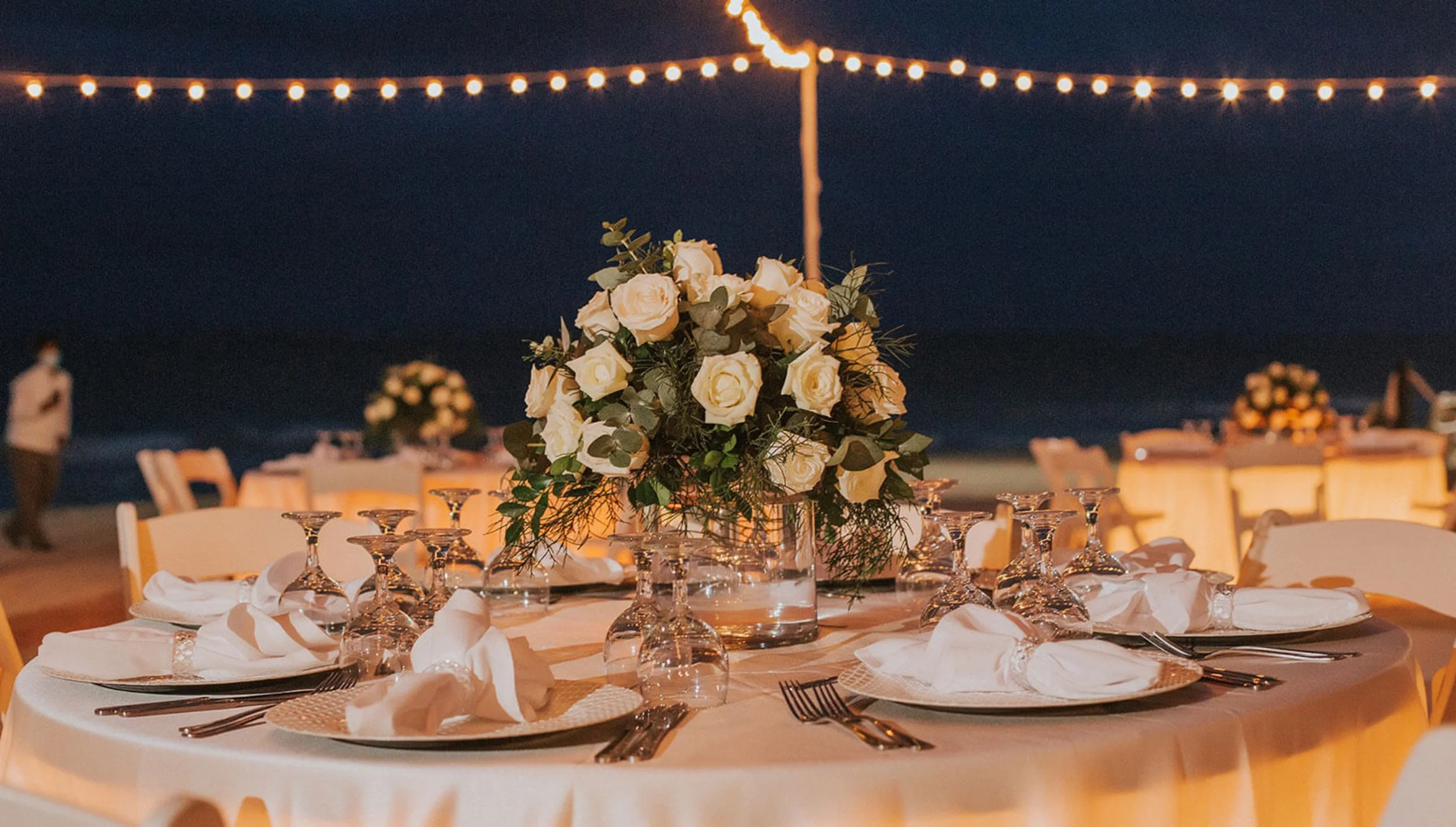 beach reception setup at Grand Bavaro Princess