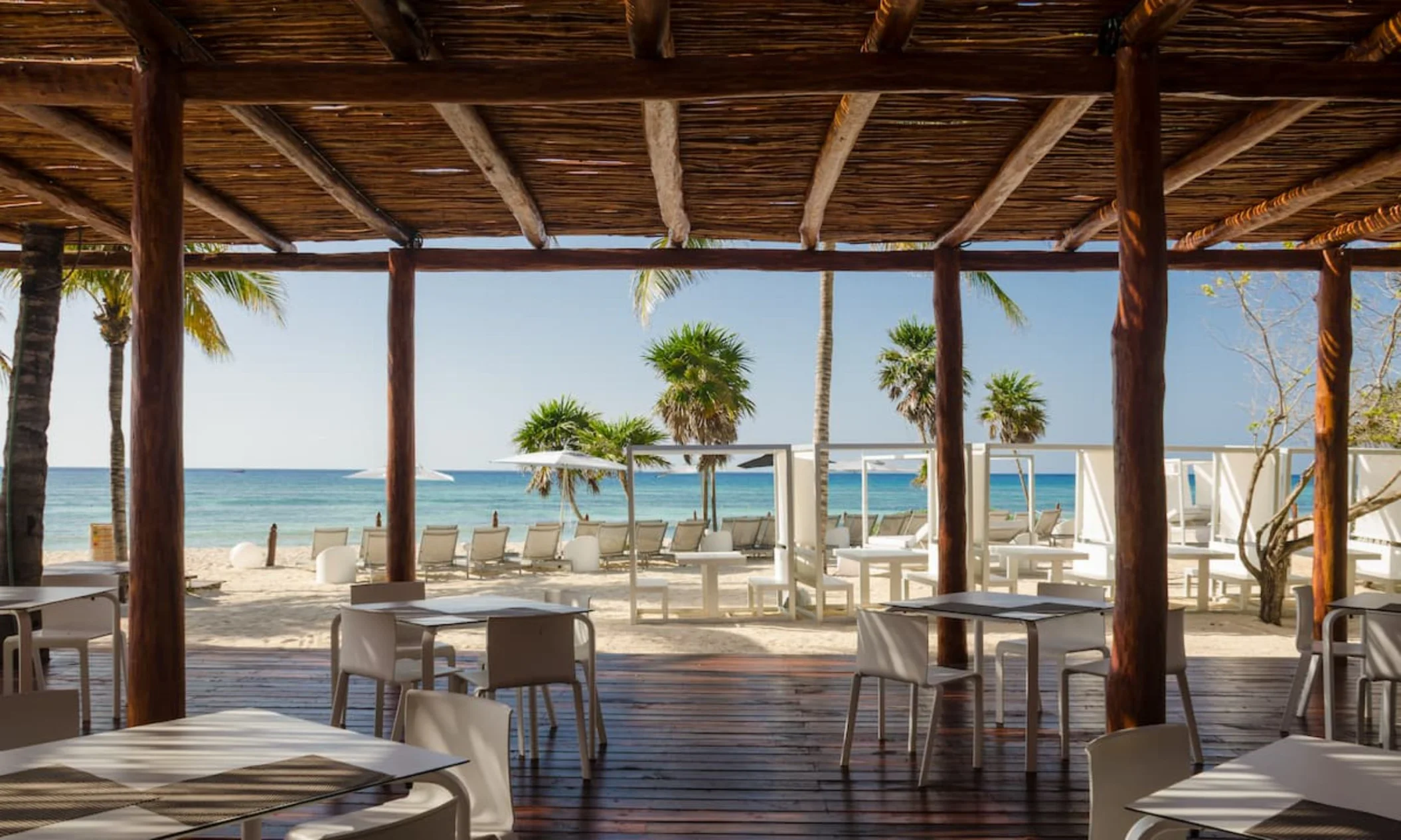 Chill out area at cafe del mar at Grand Bavaro Princess
