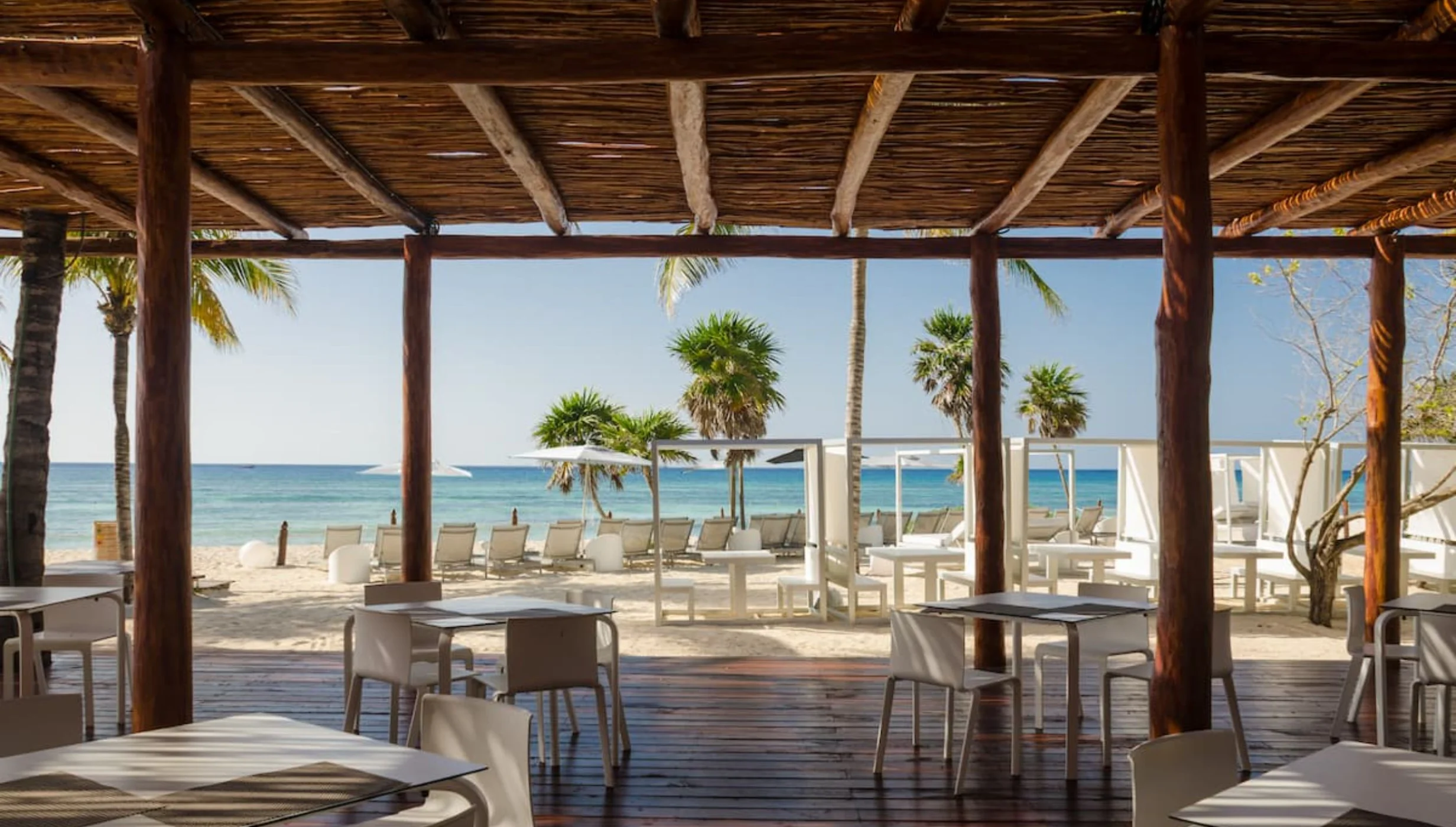 Chill out area at cafe del mar at Grand Bavaro Princess