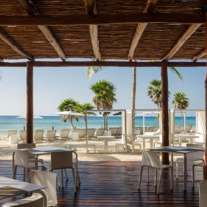 Chill out area at cafe del mar at Grand Bavaro Princess