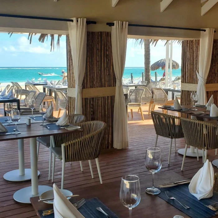 oceanfront restaurant at Grand Bavaro Princess