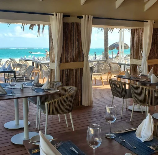 oceanfront restaurant at Grand Bavaro Princess