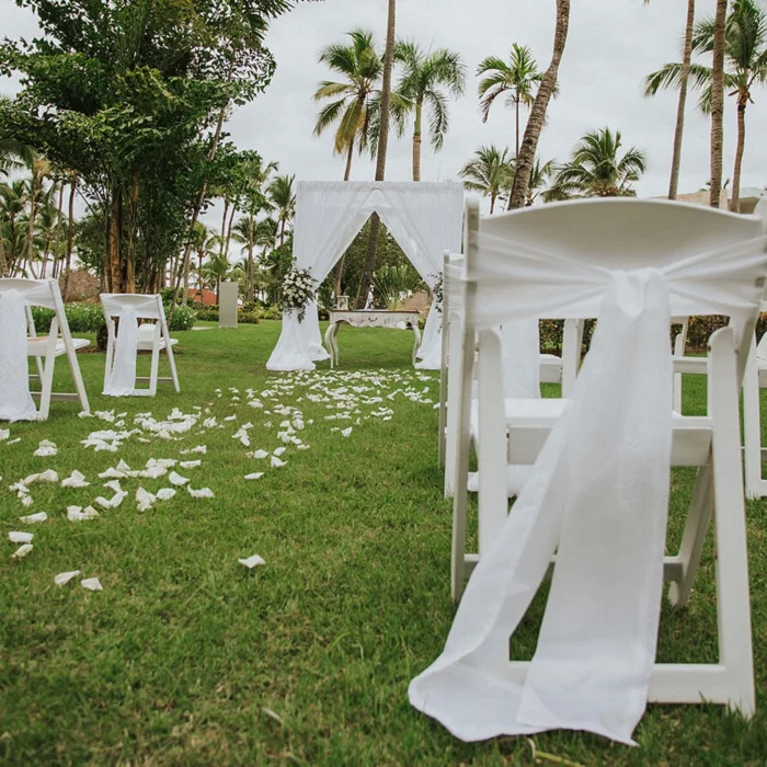 Tropical garden venue at Grand Bavaro Princess
