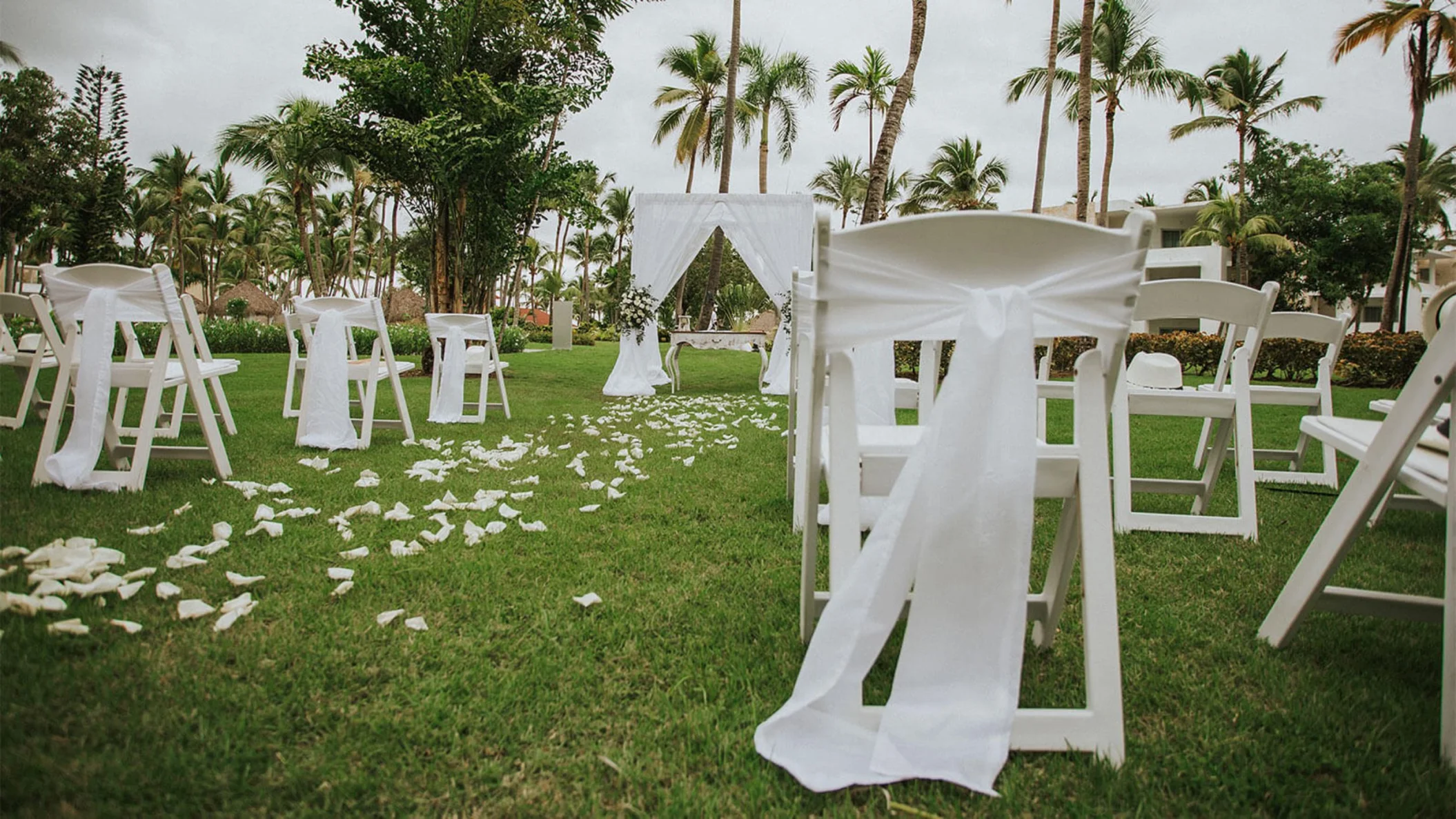 Tropical garden venue at Grand Bavaro Princess
