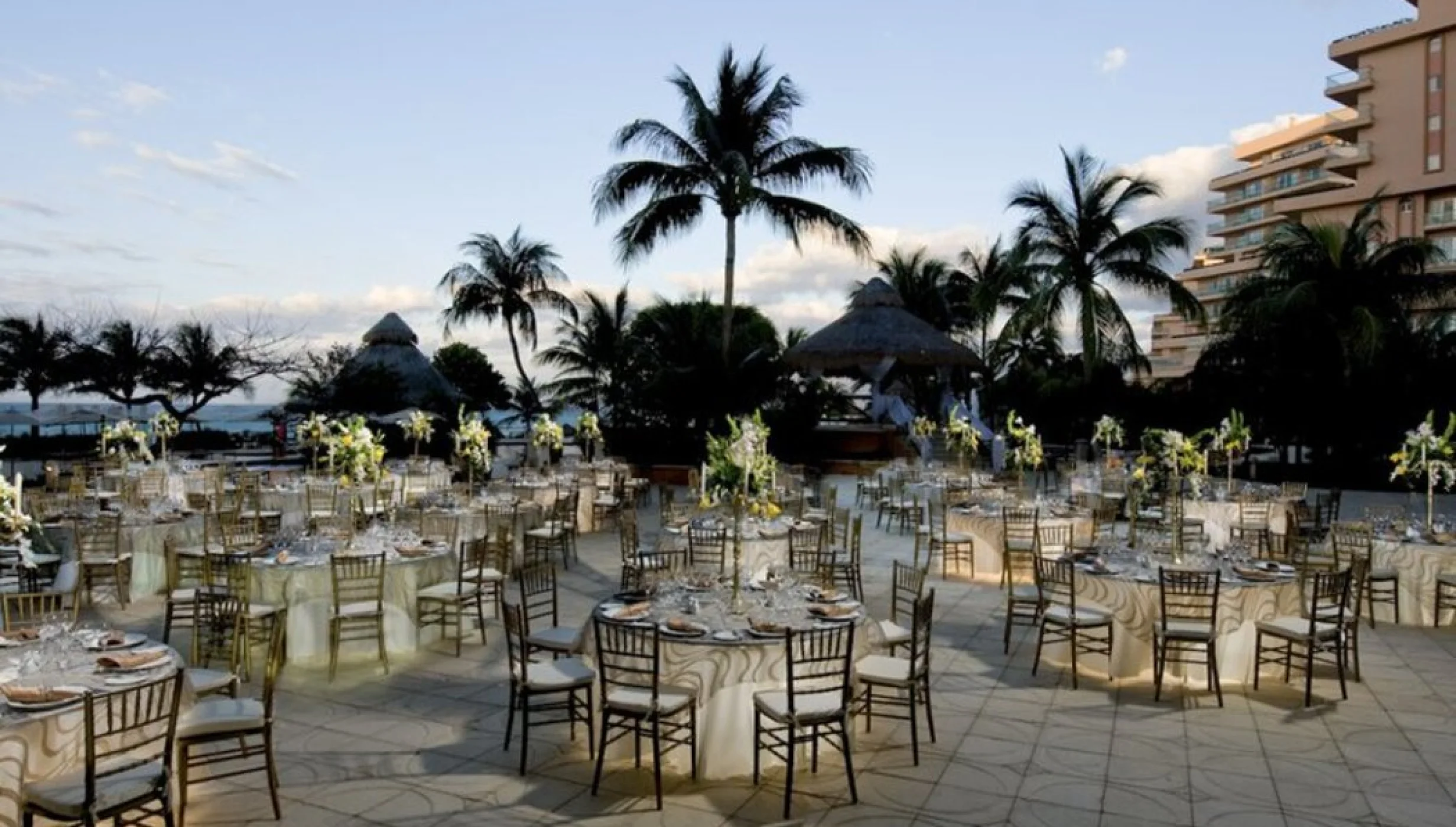 infinite club deck venue at Grand Fiesta Americana Coral Beach Cancun