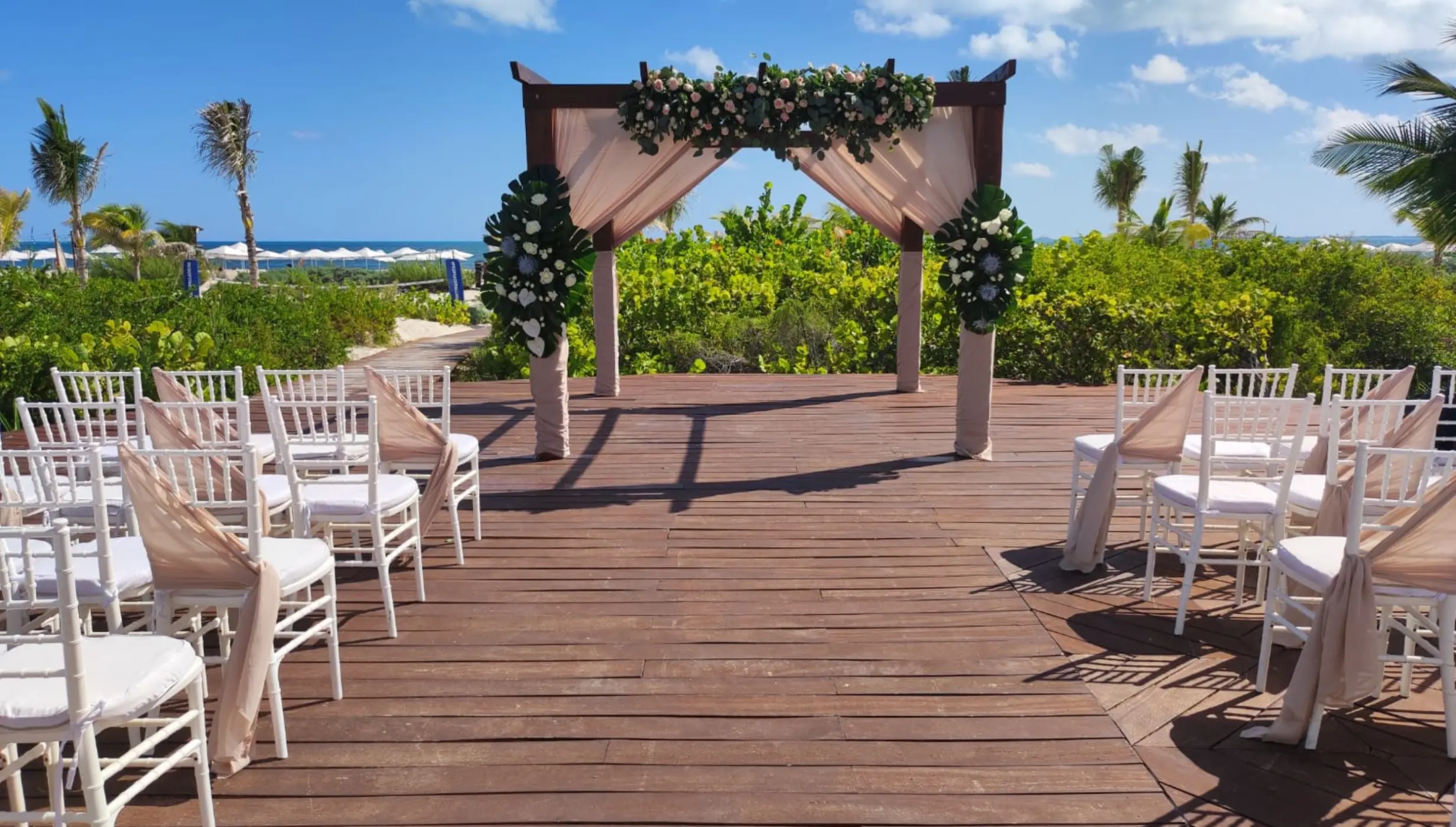 Beach Deck venue at Grand Palladium Select Costa Mujeres