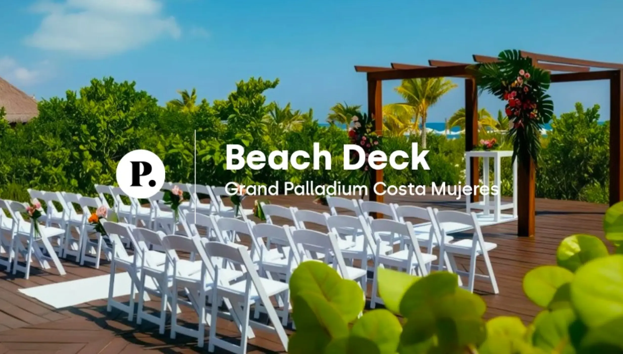 video review of Beach Deck venue at Grand Palladium Costa Mujeres