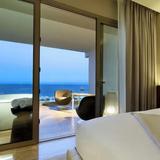 Suite with ocean view and balcony hot tub at Grand Palladium Costa Mujeres, Cancun