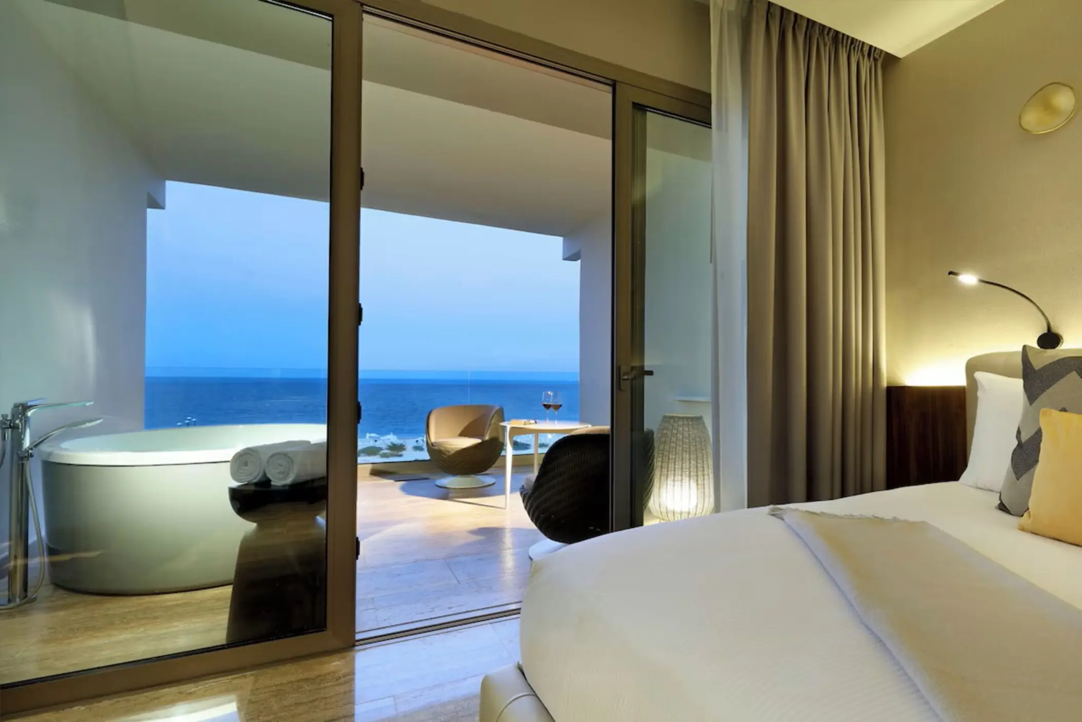 Suite with ocean view and balcony hot tub at Grand Palladium Costa Mujeres, Cancun