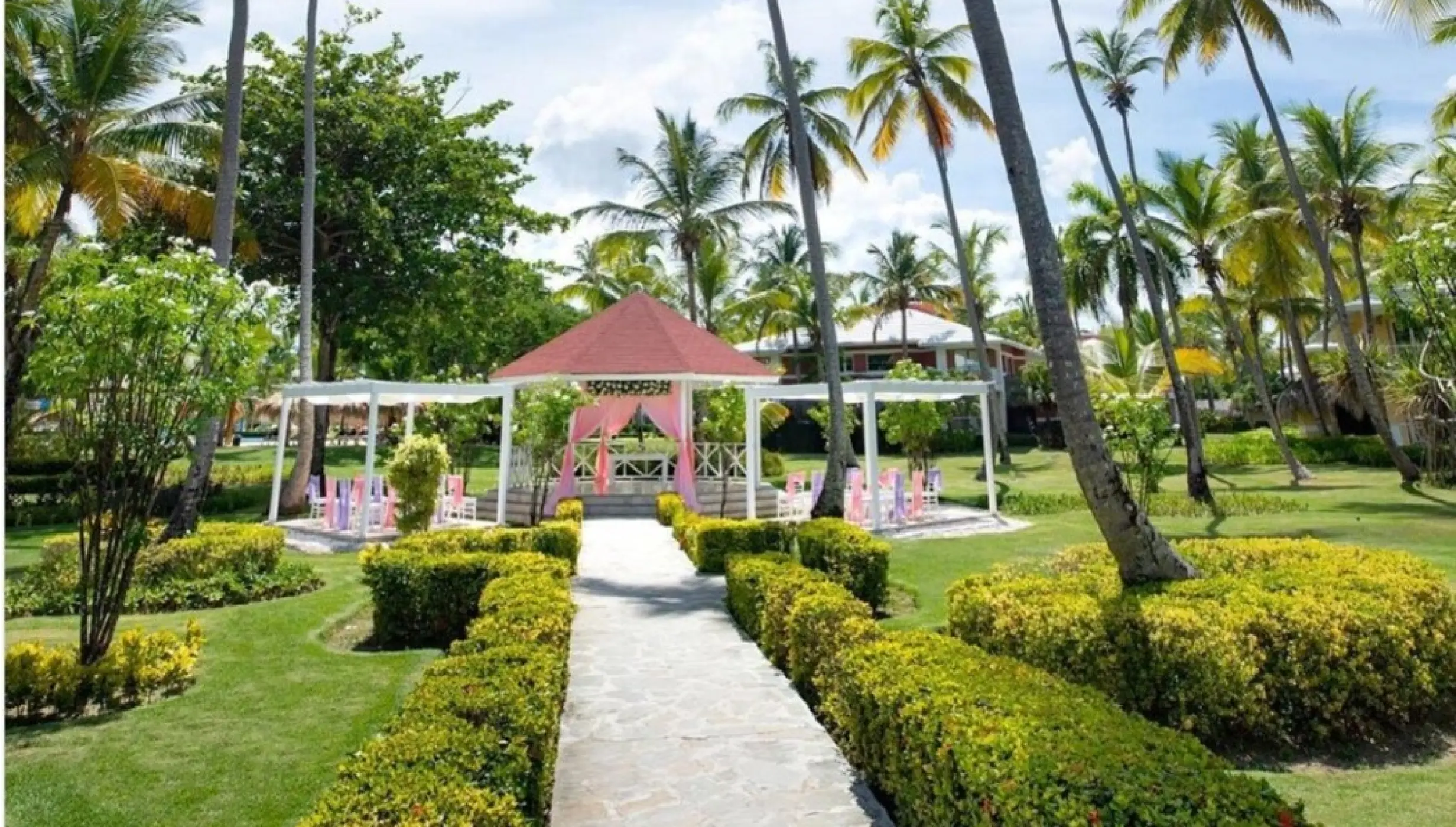 garden gazebo venue at Grand Palladium Punta Cana