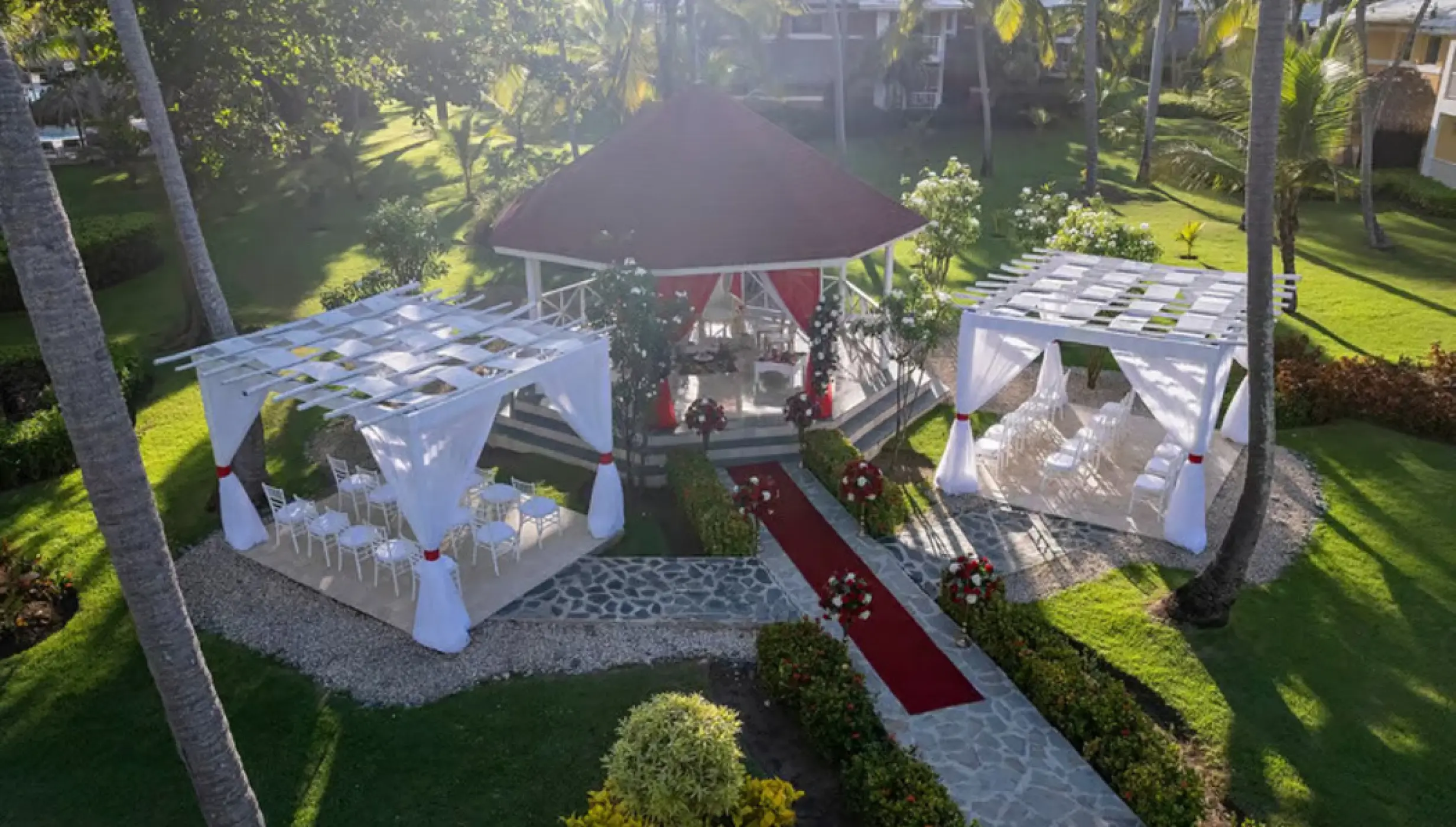garden gazebo venue at Grand Palladium Punta Cana