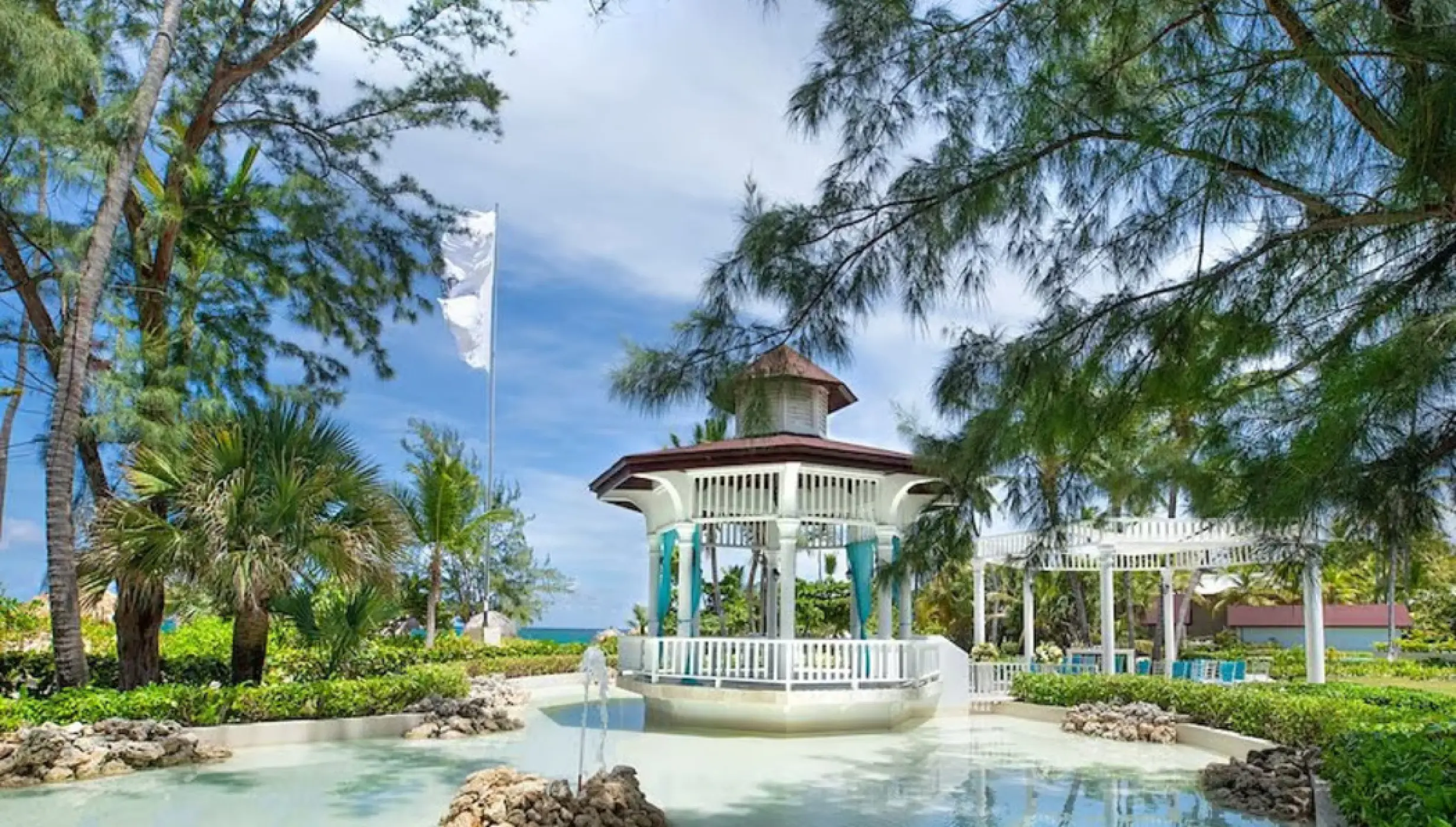 sea view gazebo venue at Grand Palladium Punta Cana