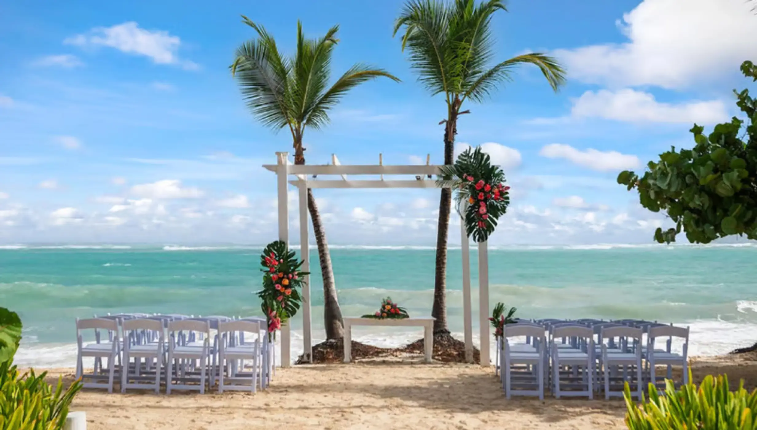 beach pergola venue at Grand Palladium Punta Cana
