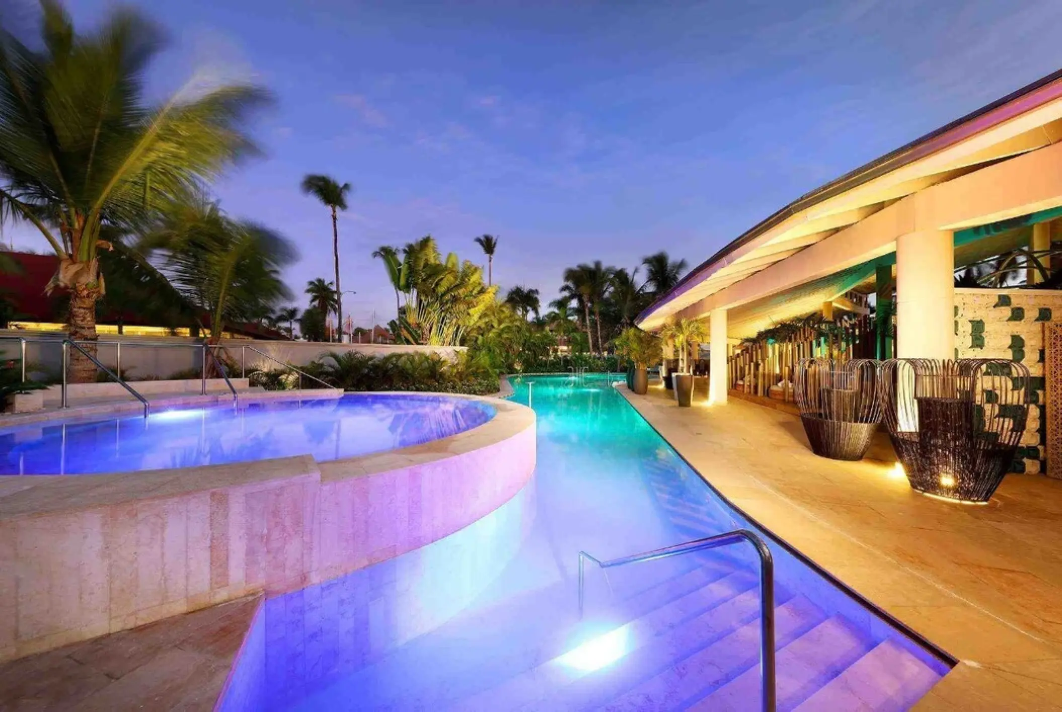 Spa hydrotherapy pool at Grand Palladium Punta Cana, Punta Cana
