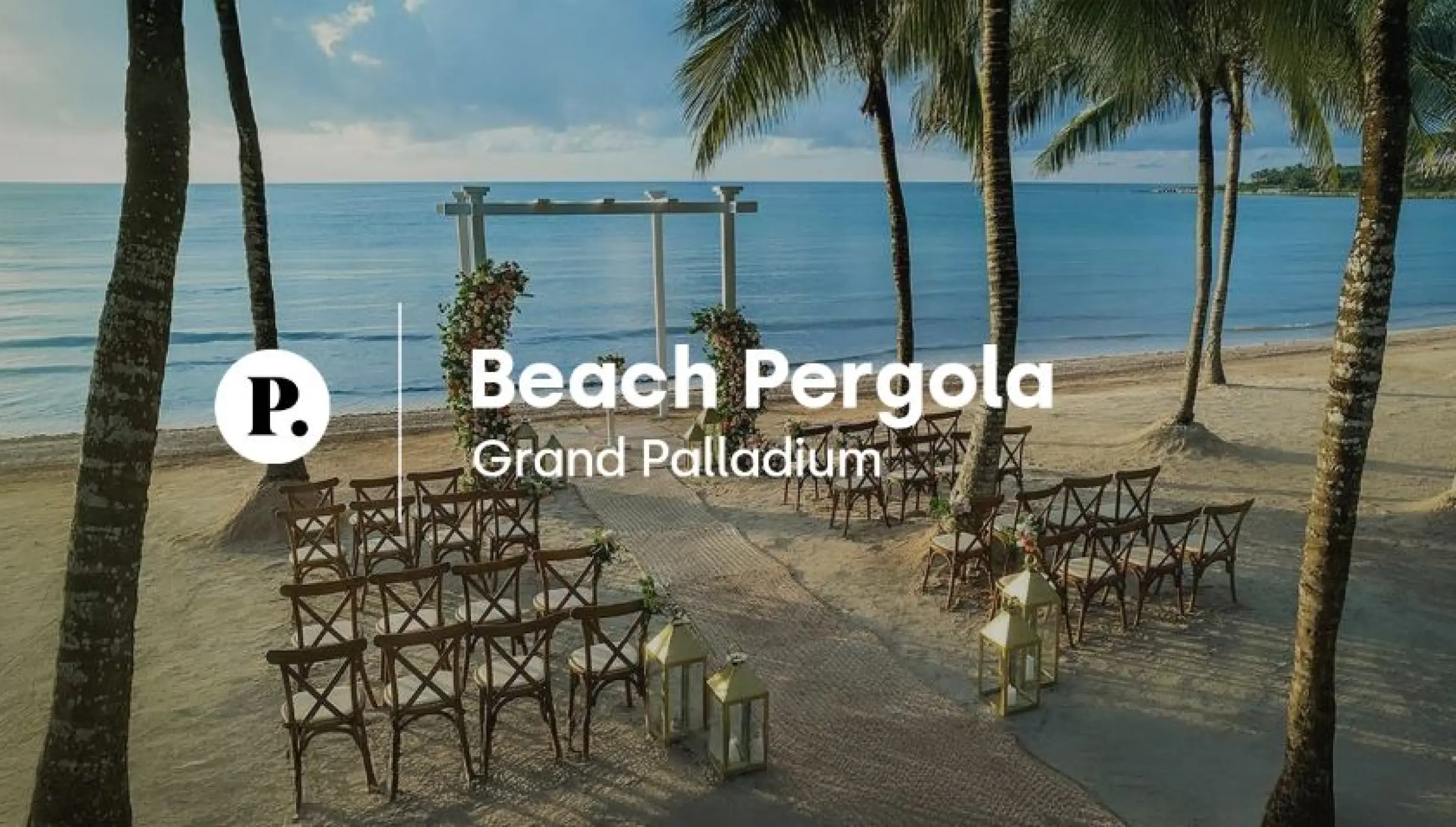 video review of the Beach Pergola venue at Grand Palladium Riviera Maya