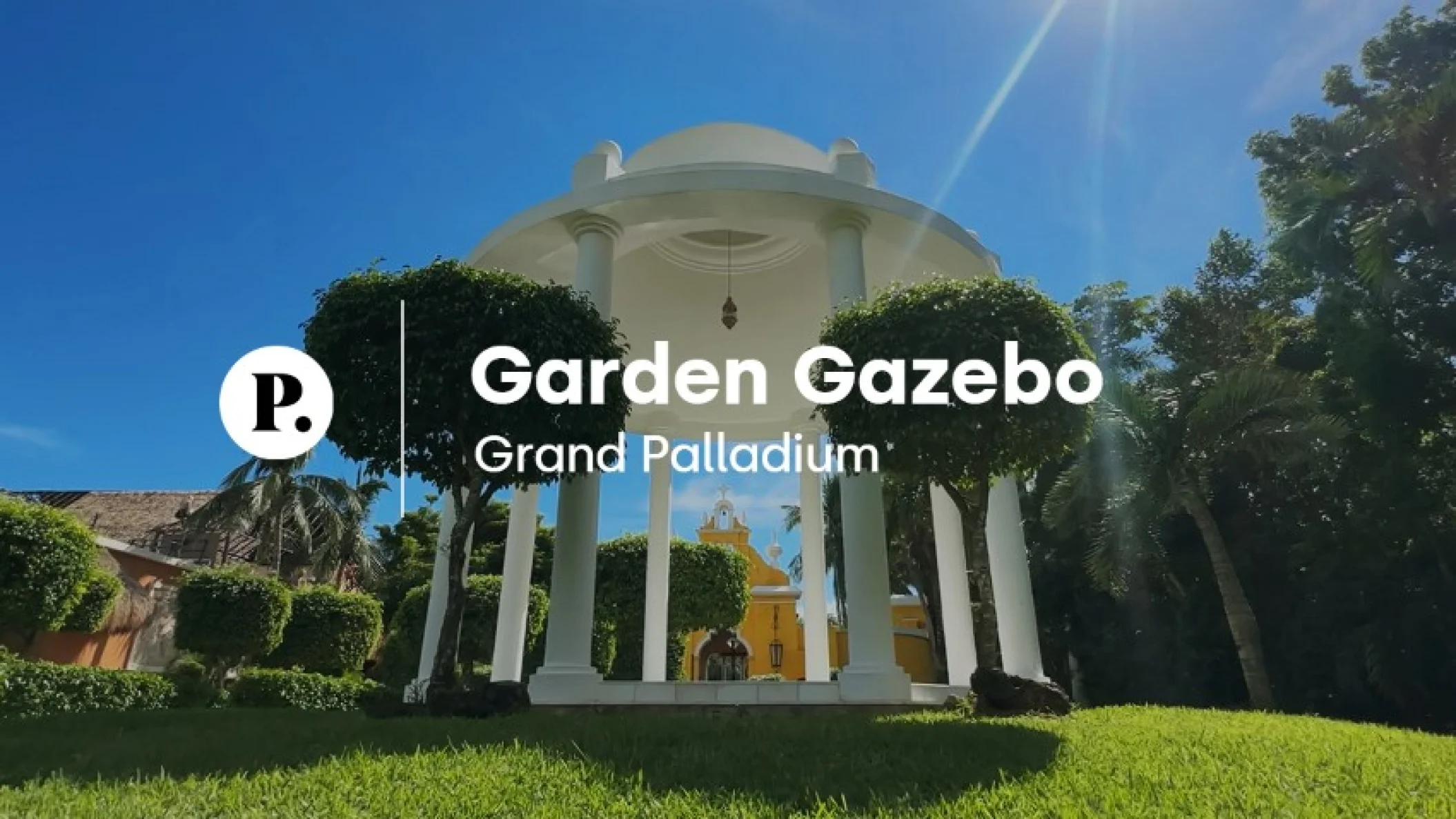 video review of the Garden Gazebo venue at Grand Palladium Riviera Maya
