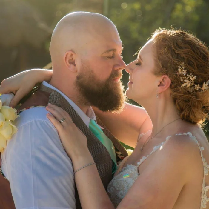 Bride and groom at Grand Riviera Princess Resort