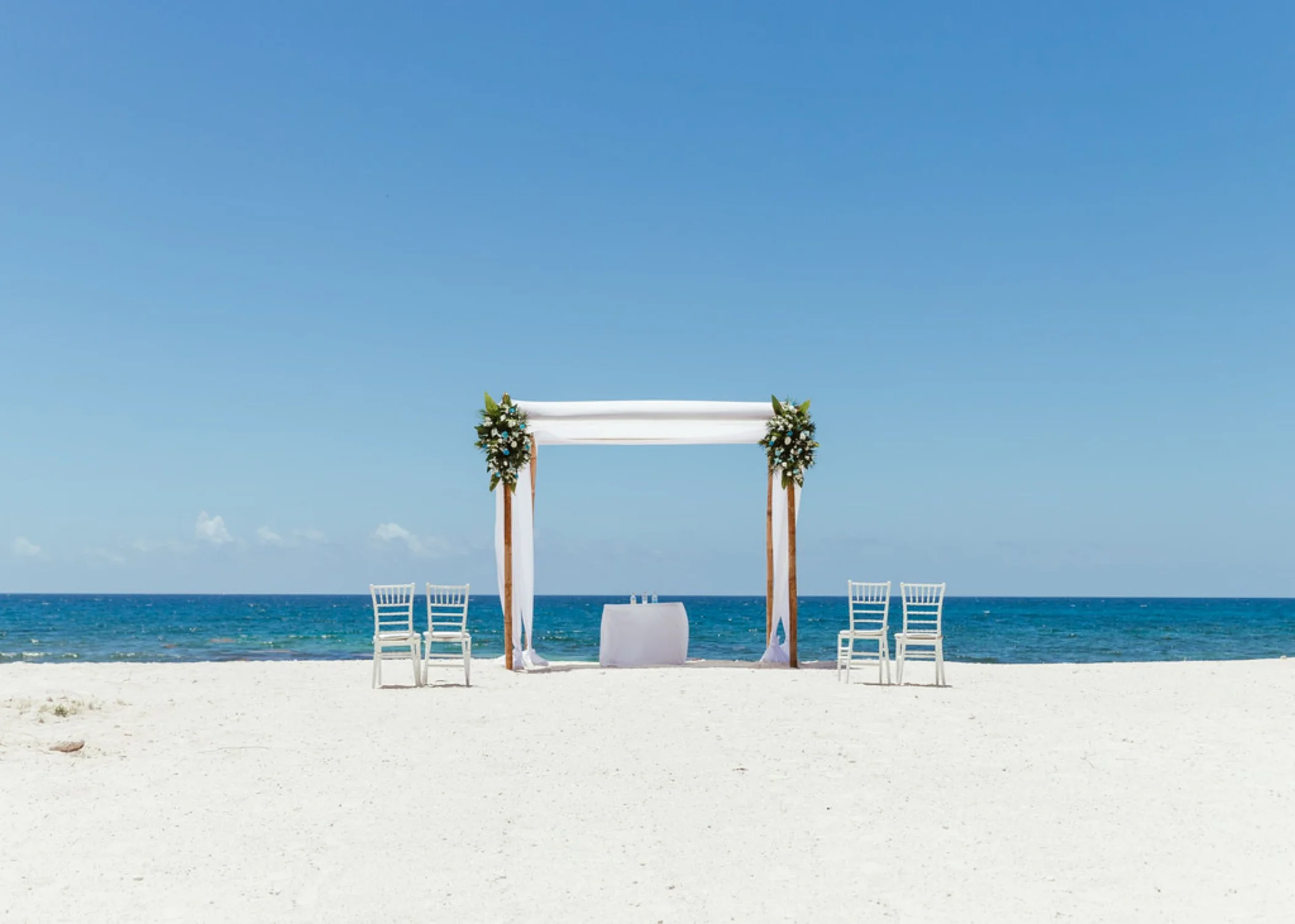 beach venue at Grand Sirenis Riviera Maya