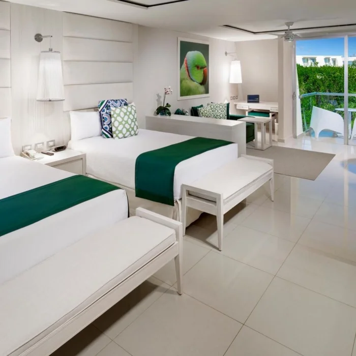 suite with two beds at Grand Sirenis Riviera Maya
