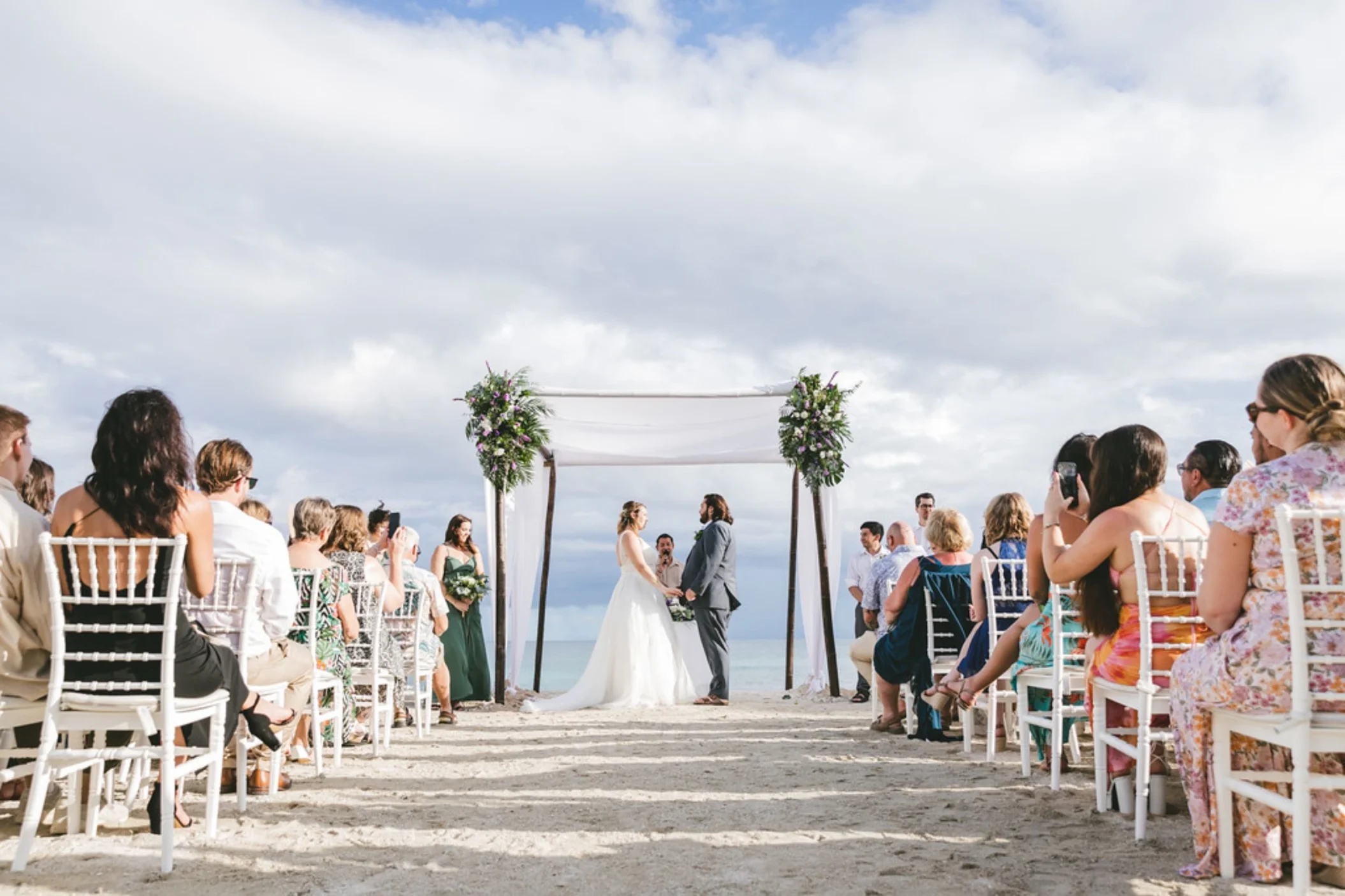 wedding on the beach at Grand Sirenis Riviera Maya