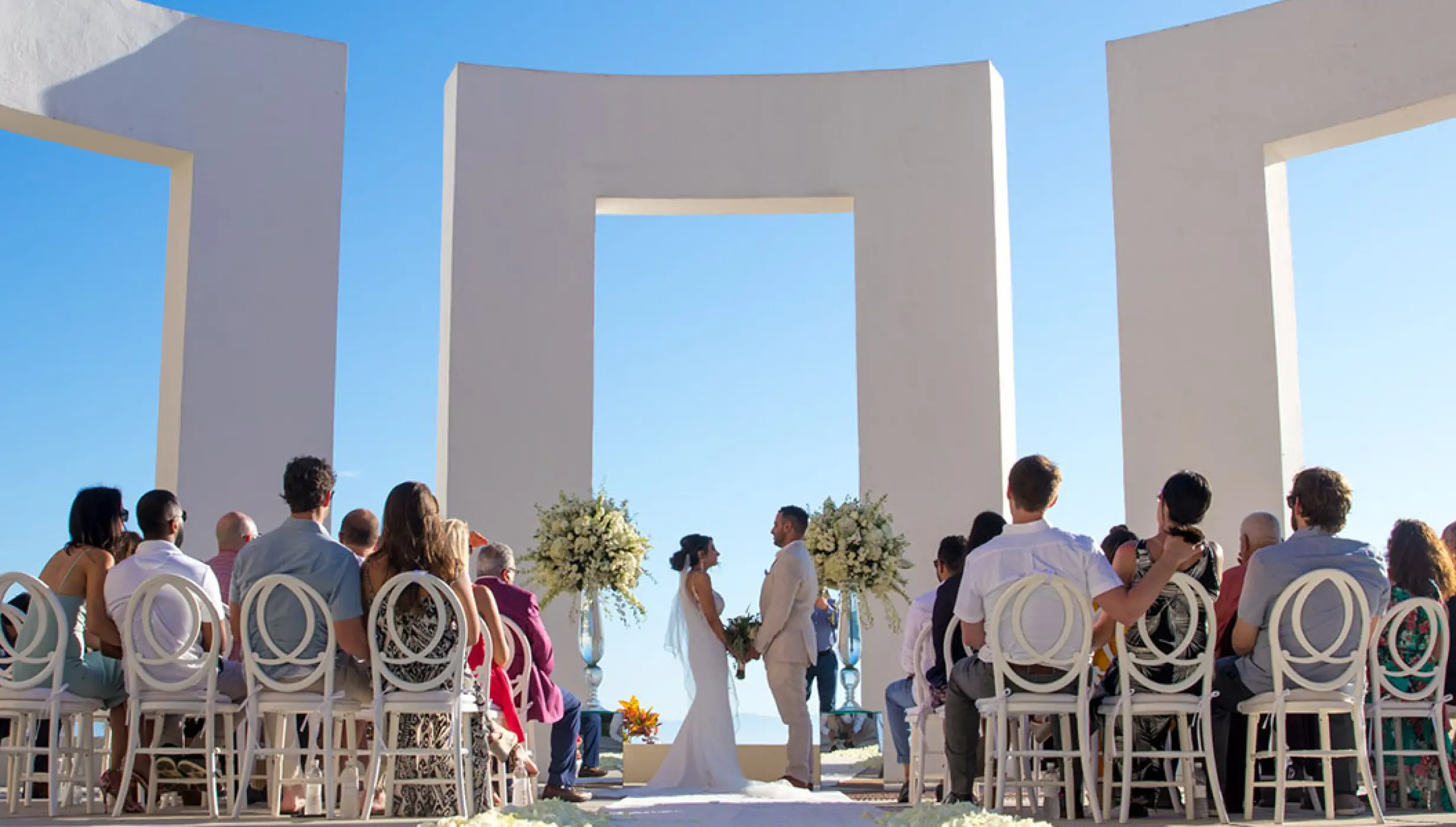 Wedding ceremony at the Gazebo Terrace of Grand Velas Riviera Nayarit, Puerto Vallarta