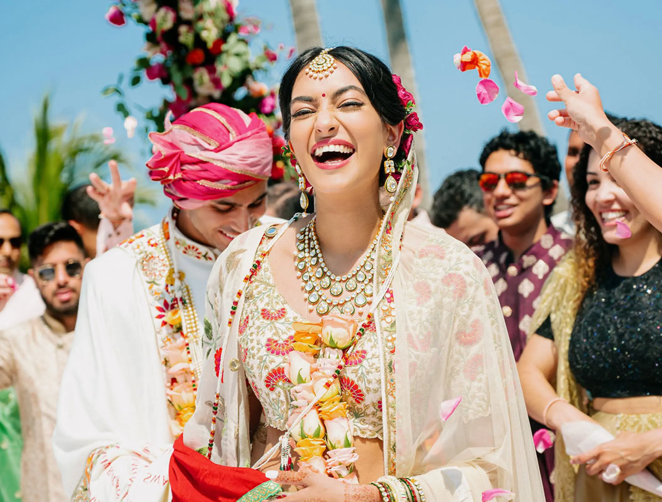 South Asian wedding ceremony at Grand Velas Riviera Nayarit, Puerto Vallarta