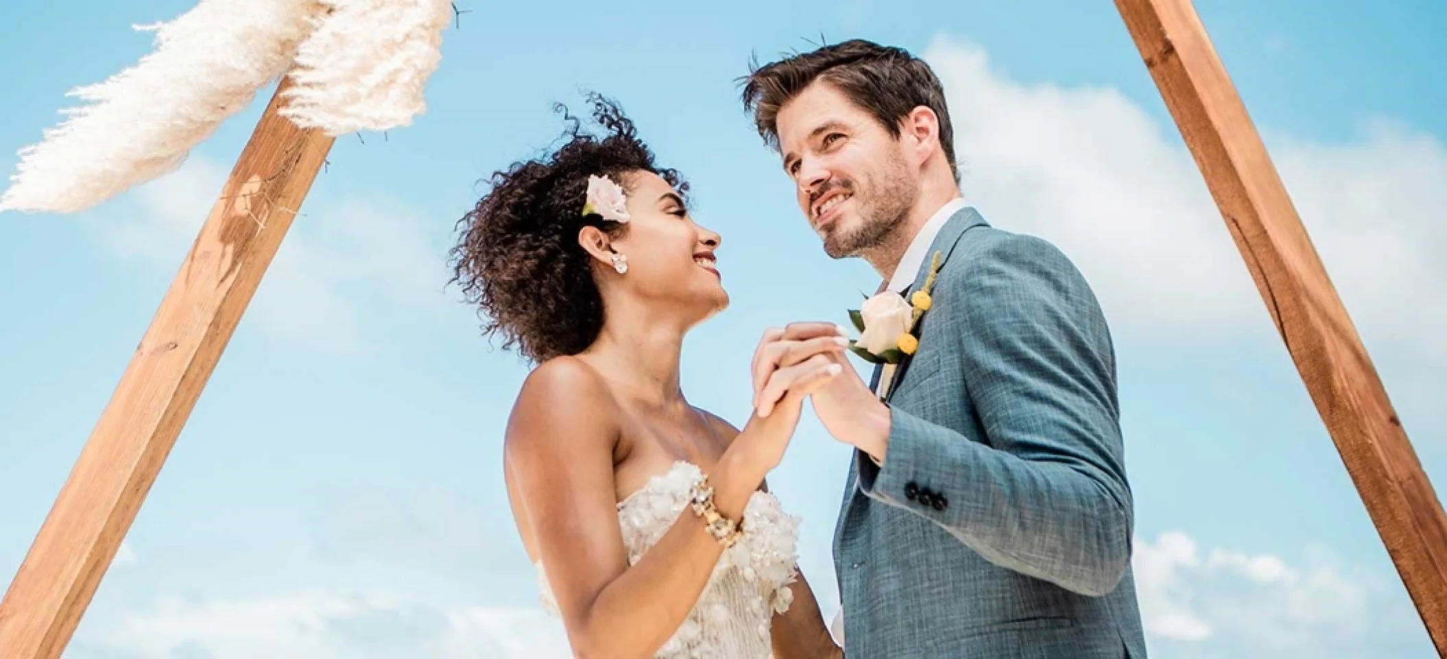 groom and bride at hard rock hotel vallarta