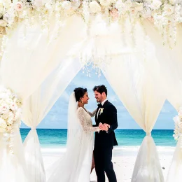 Couple getting Married at Hard Rock Hotel Vallarta.