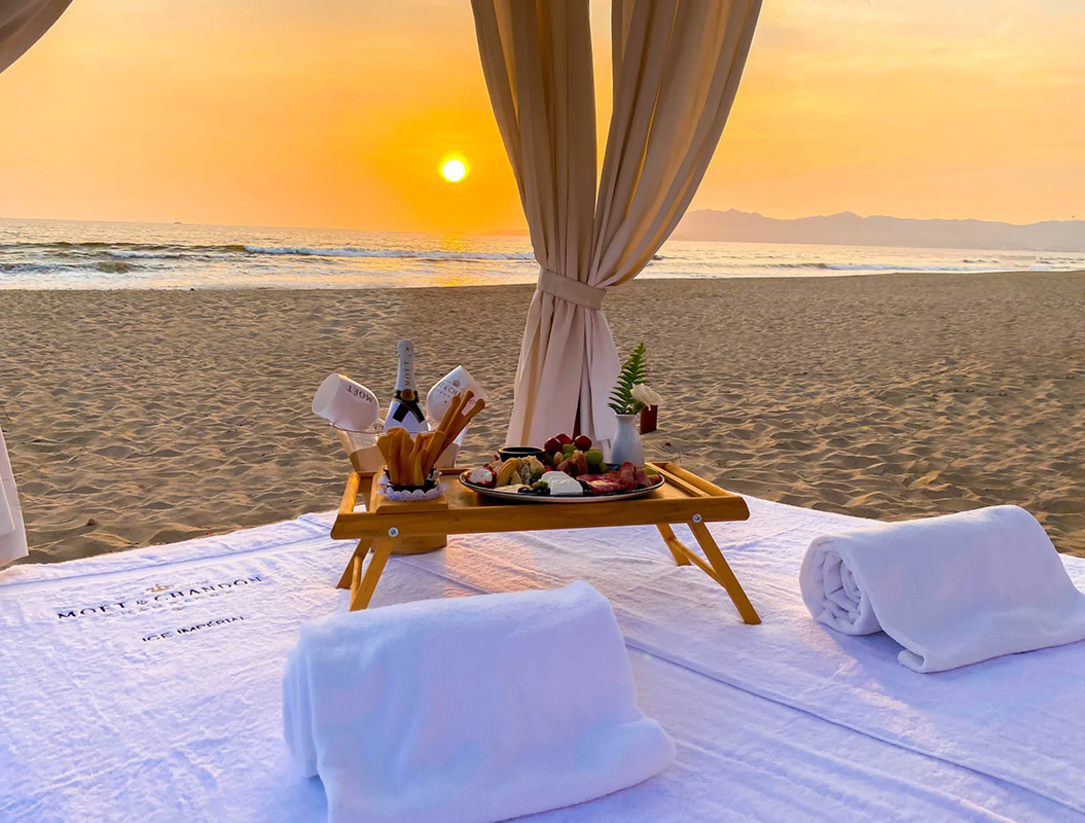 Hard Rock Hotel Vallarta Beach sunset.
