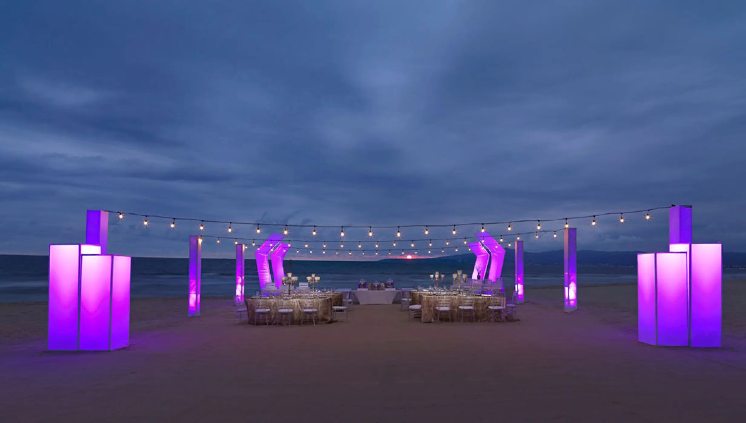 Sunset Beach Wedding Venue at Hard Rock Hotel Vallarta.